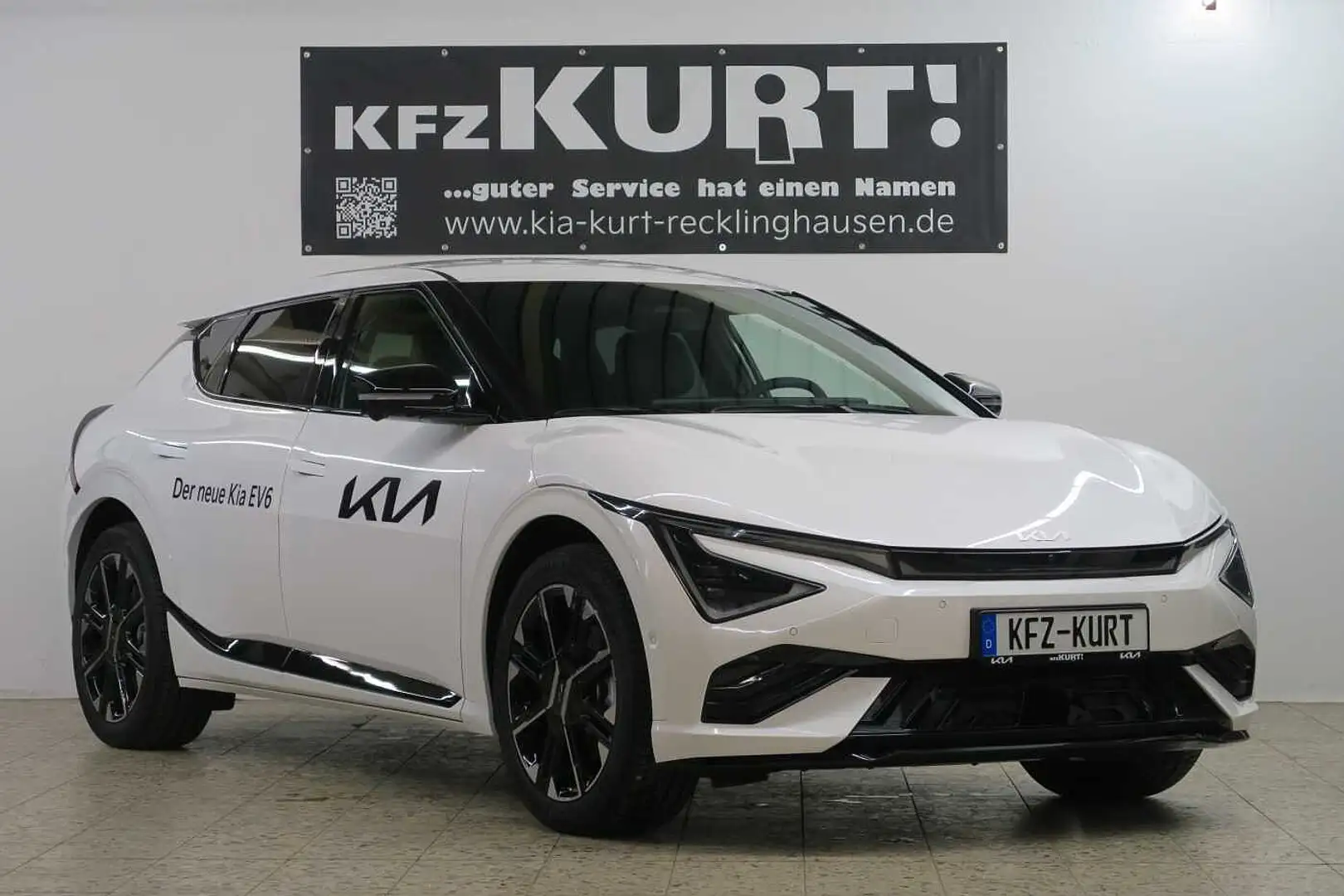 Kia EV6 PE 84-kWh AWD GT-line! WP + P4+5+6+7 Weiß - 2