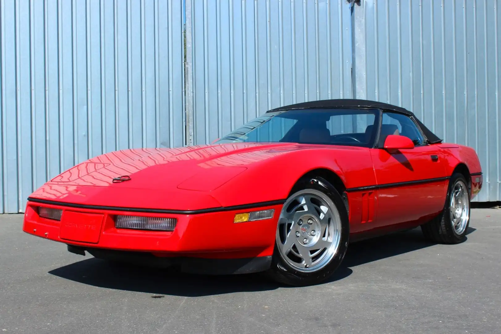 Corvette C4 Cabrio mit braunem Leder / H-Kennzeichen Rot - 2