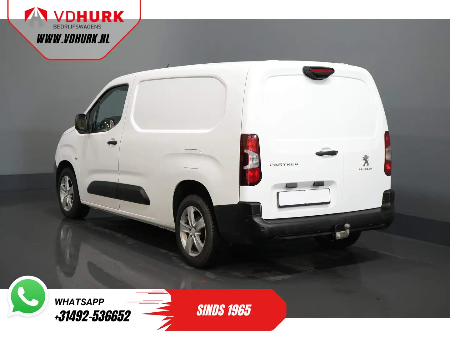 Peugeot Partner 1.5 HDI 130 pk Aut. L2 Long 3pers./ Standkachel/ S Blanco - 2