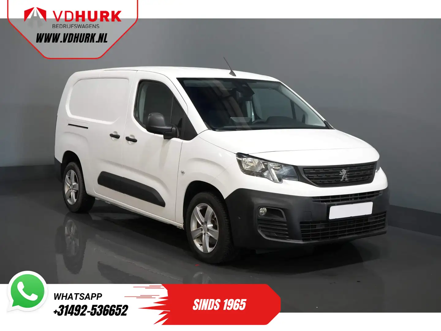 Peugeot Partner 1.5 HDI 130 pk Aut. L2 Long 3pers./ Standkachel/ S Blanco - 1