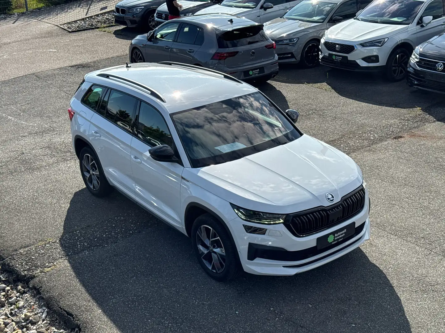 Skoda Kodiaq Sportline 2.0 TDI AHK LED KAMERA ACC Wit - 1