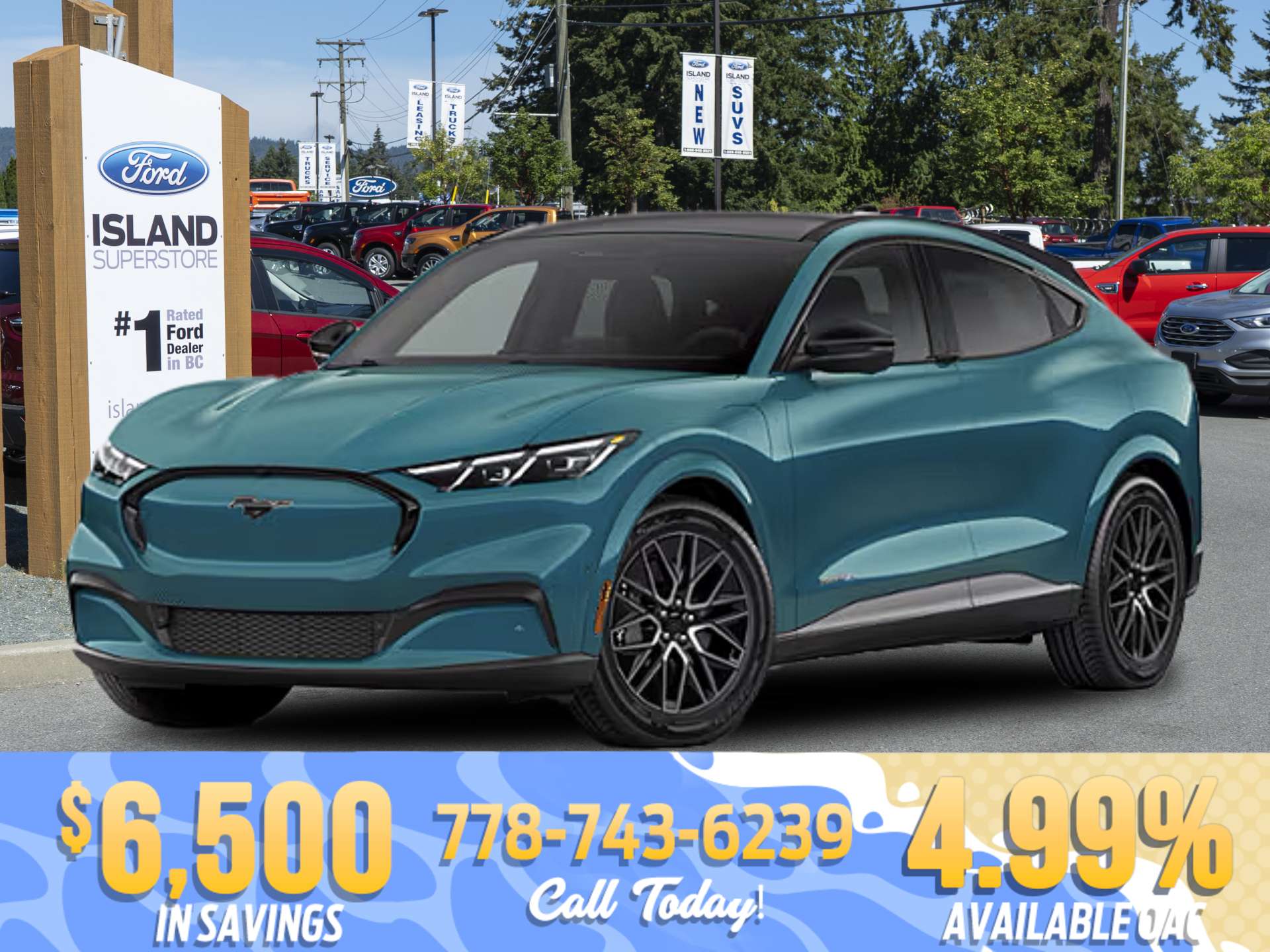 Blue 2026 Ford Mustang Mach-E SUV / Crossover All-Wheel Drive 1-Speed Automatic