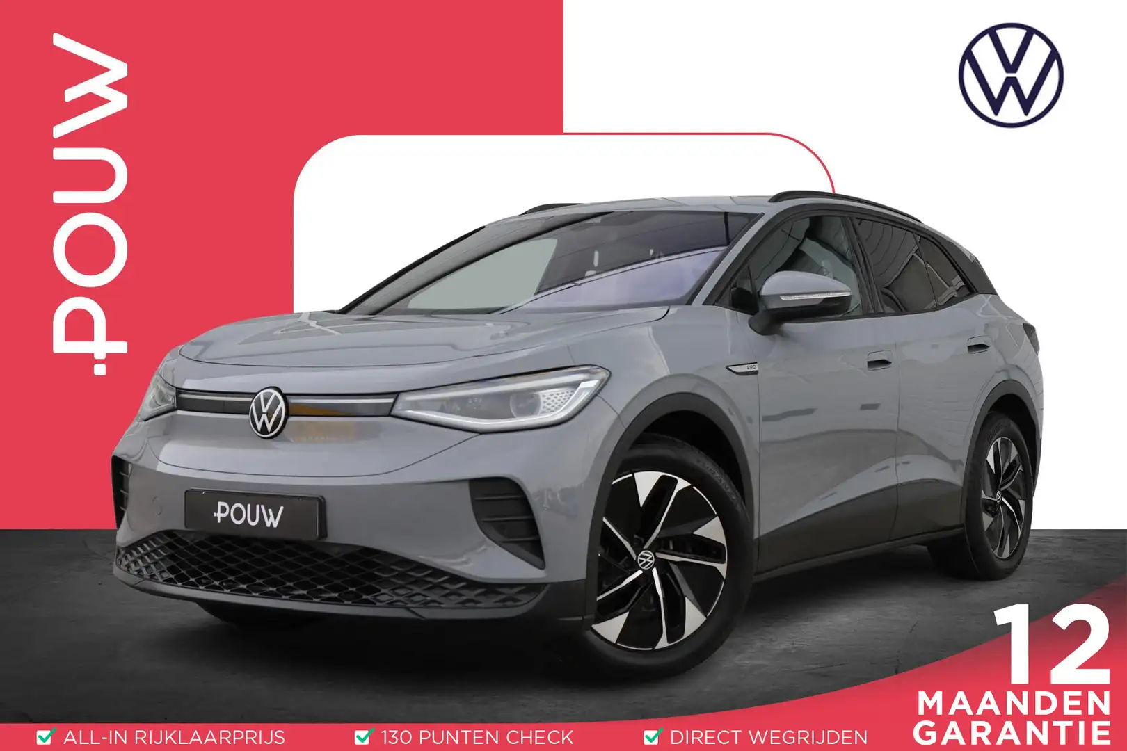 Volkswagen ID.4 204pk Pro 77 kWh | SoH 94% | Trekhaak | Achteruitr Gris - 1