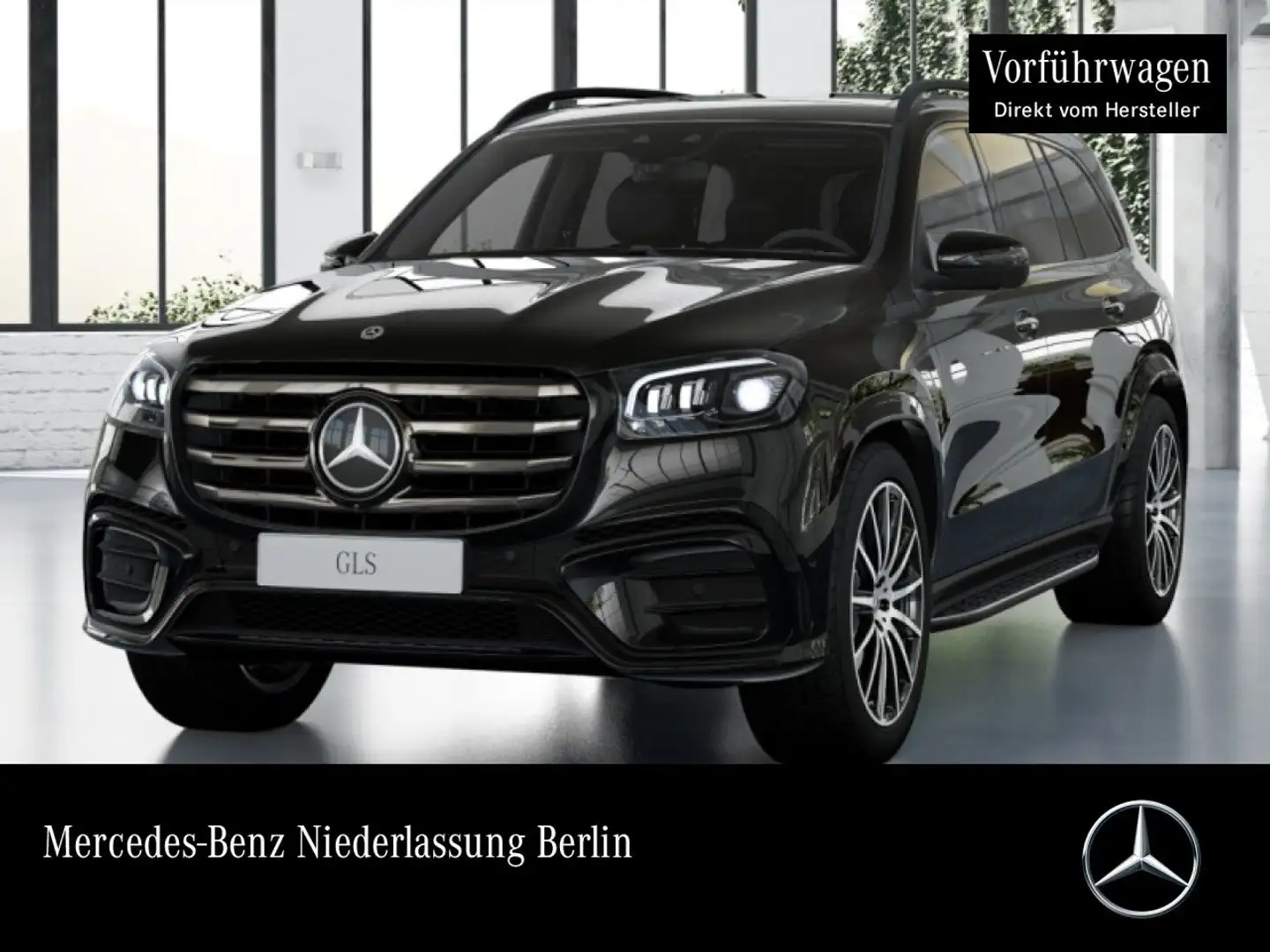 Mercedes-Benz GLS 450 d 4M AMG+NIGHT+PANO+360+AHK+MULTIBEAM+HUD Noir - 1