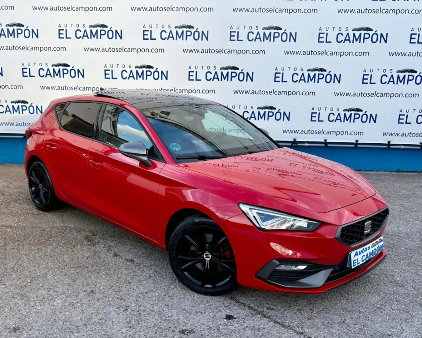 SEAT Leon 1.5 EcoTSI S&S FR Black Edition 150 Rouge - 2