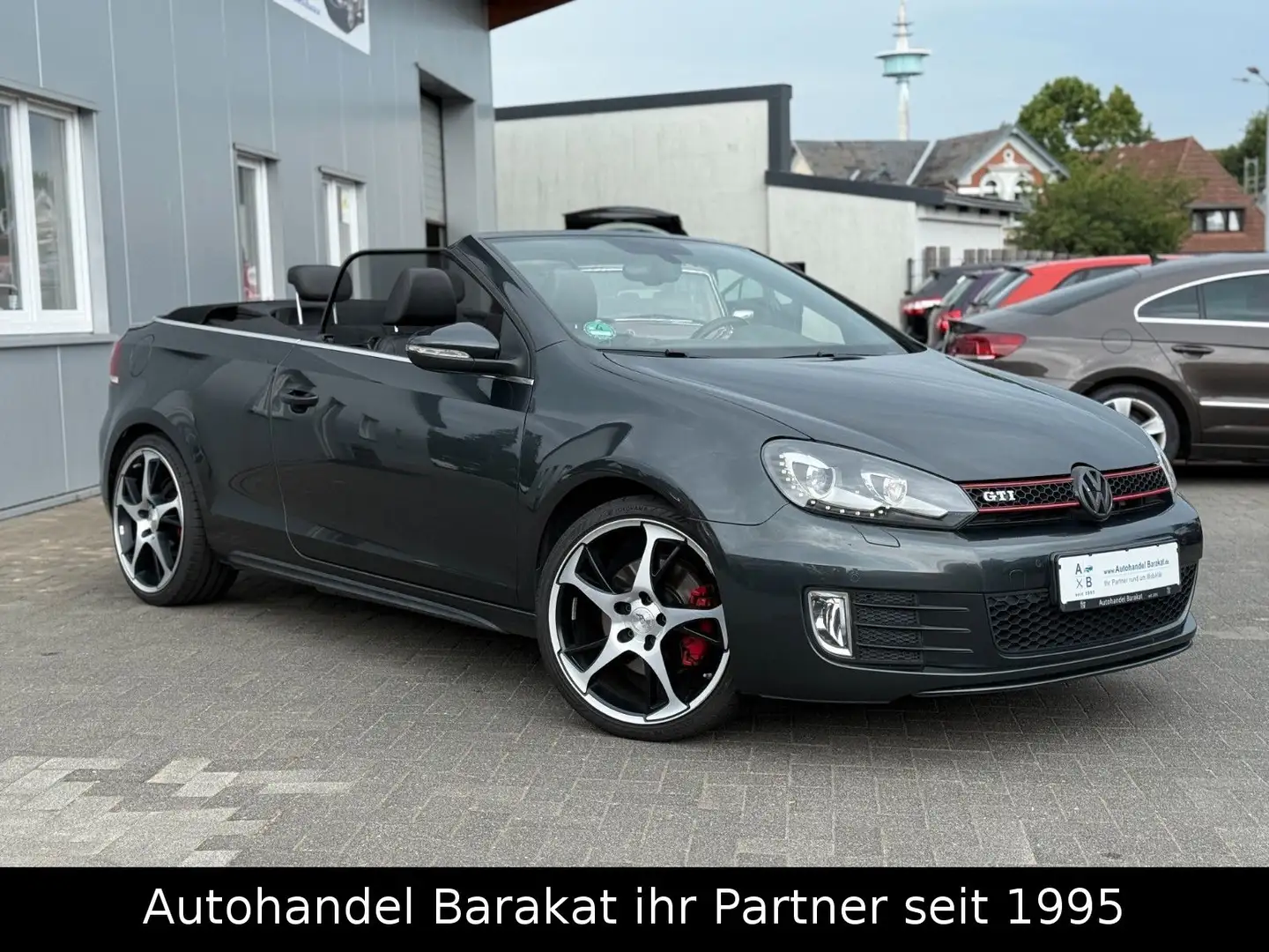 Volkswagen Golf VI Cabriolet GTI DSG LEDER NAVI ABT BT 19" Gris - 1