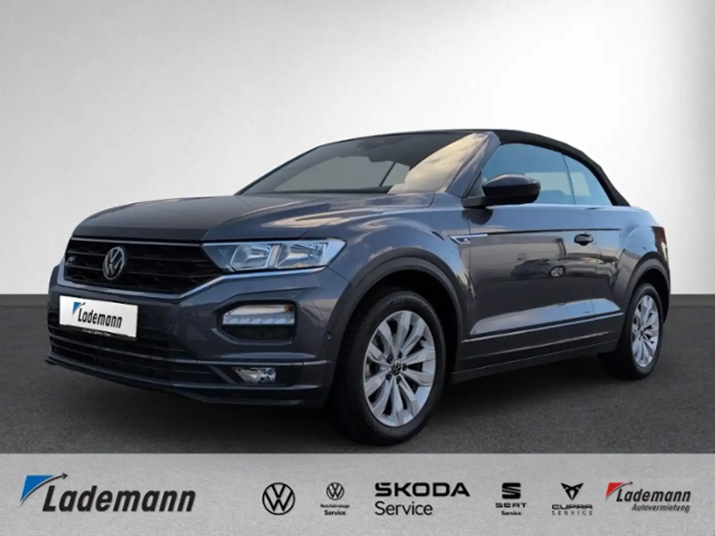 Volkswagen T-Roc Cabriolet 1.5 TSI R-LINE KAMERA+VORB.NAVI. Grau - 1