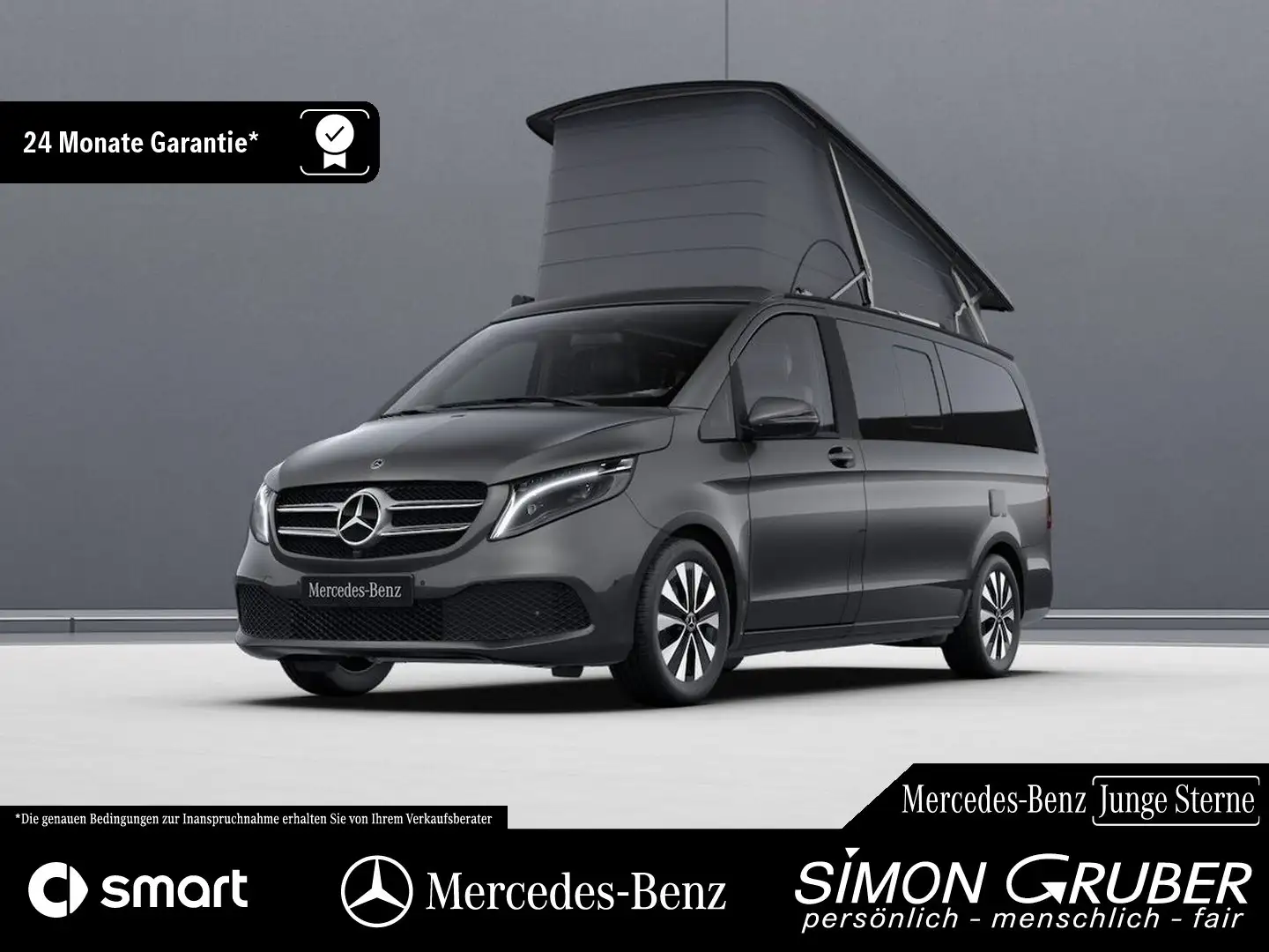 Mercedes-Benz Marco Polo V 300 d 4M Marco Polo Küche Leder 2*Standhzg.AHK Gris - 1