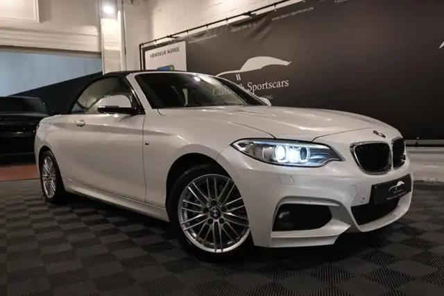 BMW 220 220i M PACK / M SPORT / CABRIOLET / GPS NAVIGATION / LEDS / CUIR / BLUETOOTH / PDC !!