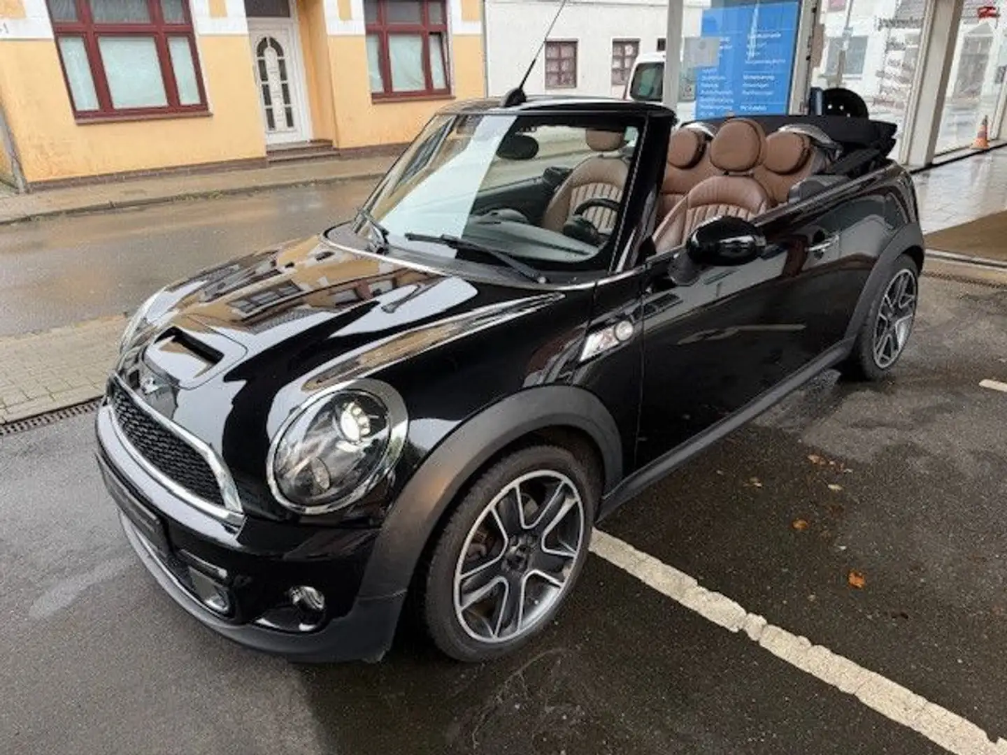 MINI Cooper S Cabrio -NAVI-XENON-ALU-LEDER Noir - 2
