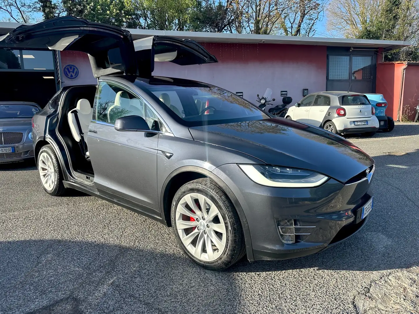 Tesla Model X Model X Performance AWD PREMIUM PACK 7 POSTI LOUDI Grey - 1
