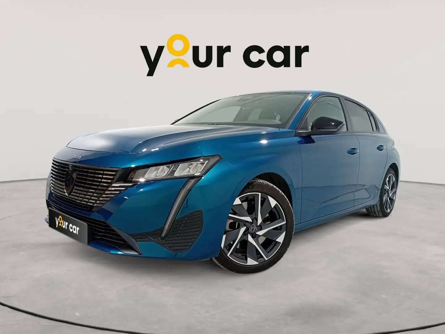 Peugeot 308 5P Allure Hybrid PHEV 180 e-EAT8 Blauw - 1