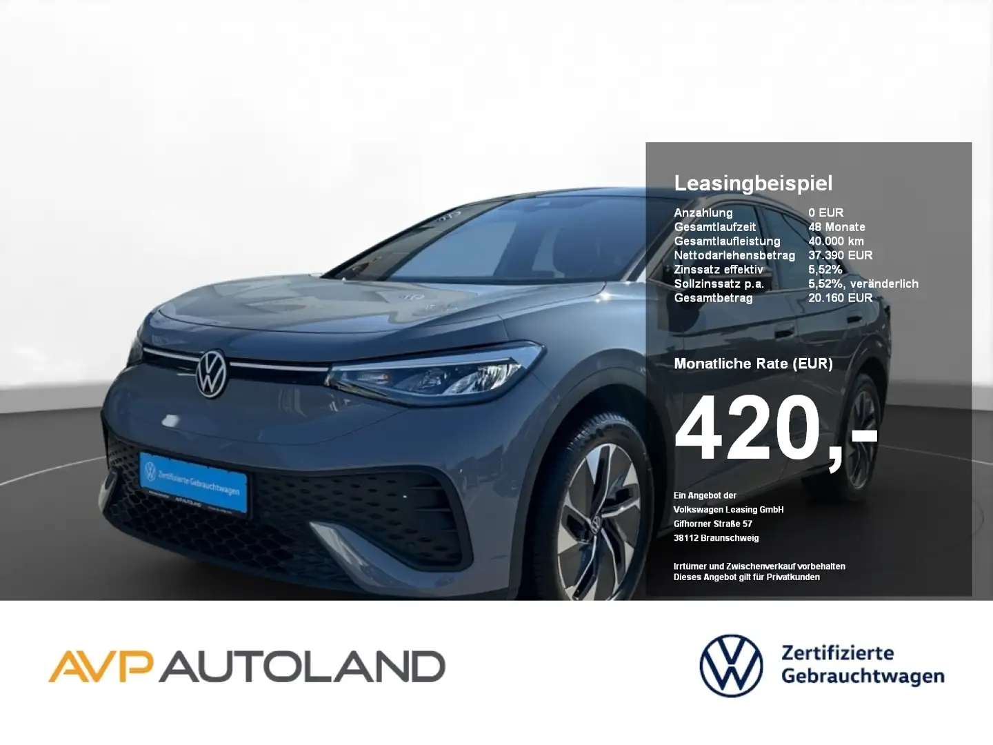 Volkswagen ID.5 Pro | AHK | NAVI | LED | SITZHEIZUNG | Grau - 1