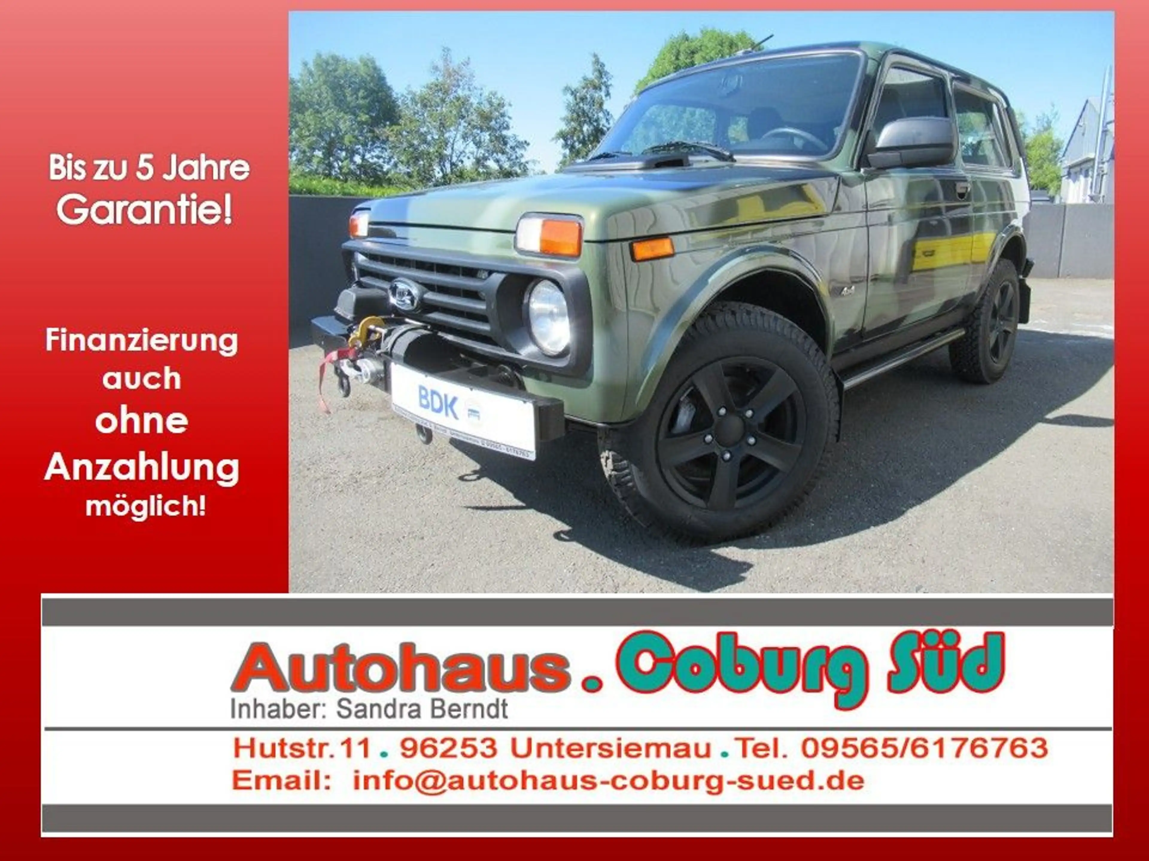 Lada Niva AHK KLIMA SHZG ALU SEILWINDE MIKE SANDERS