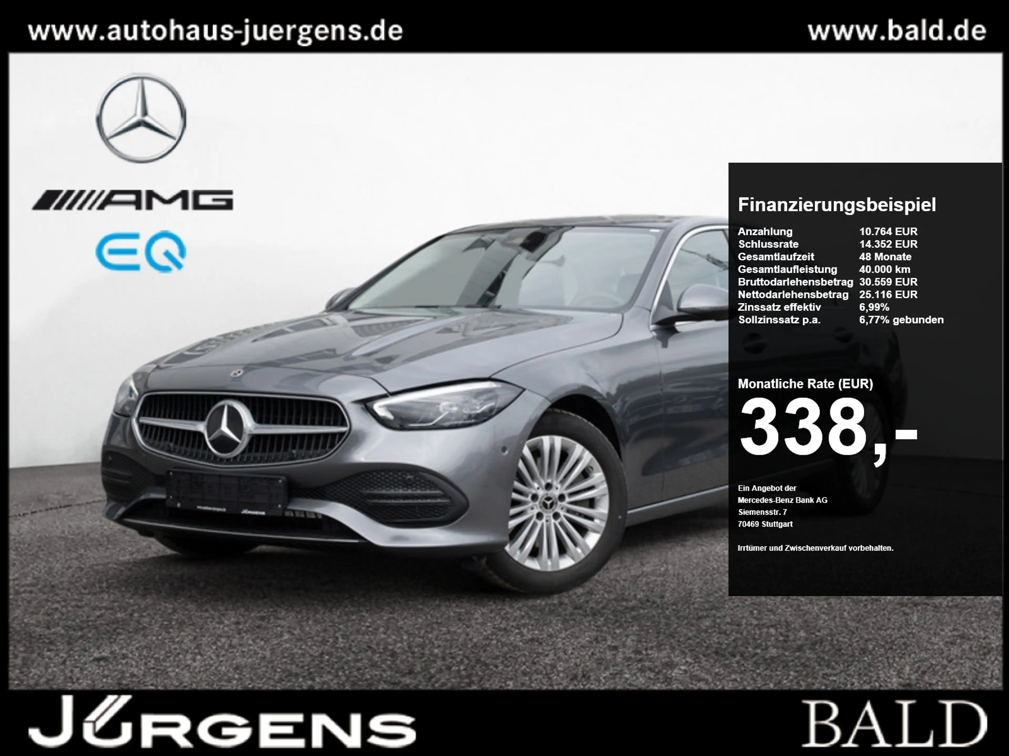 Mercedes-Benz C 220 d Avantgarde/LED/Pano/Totw/Leder/Winter