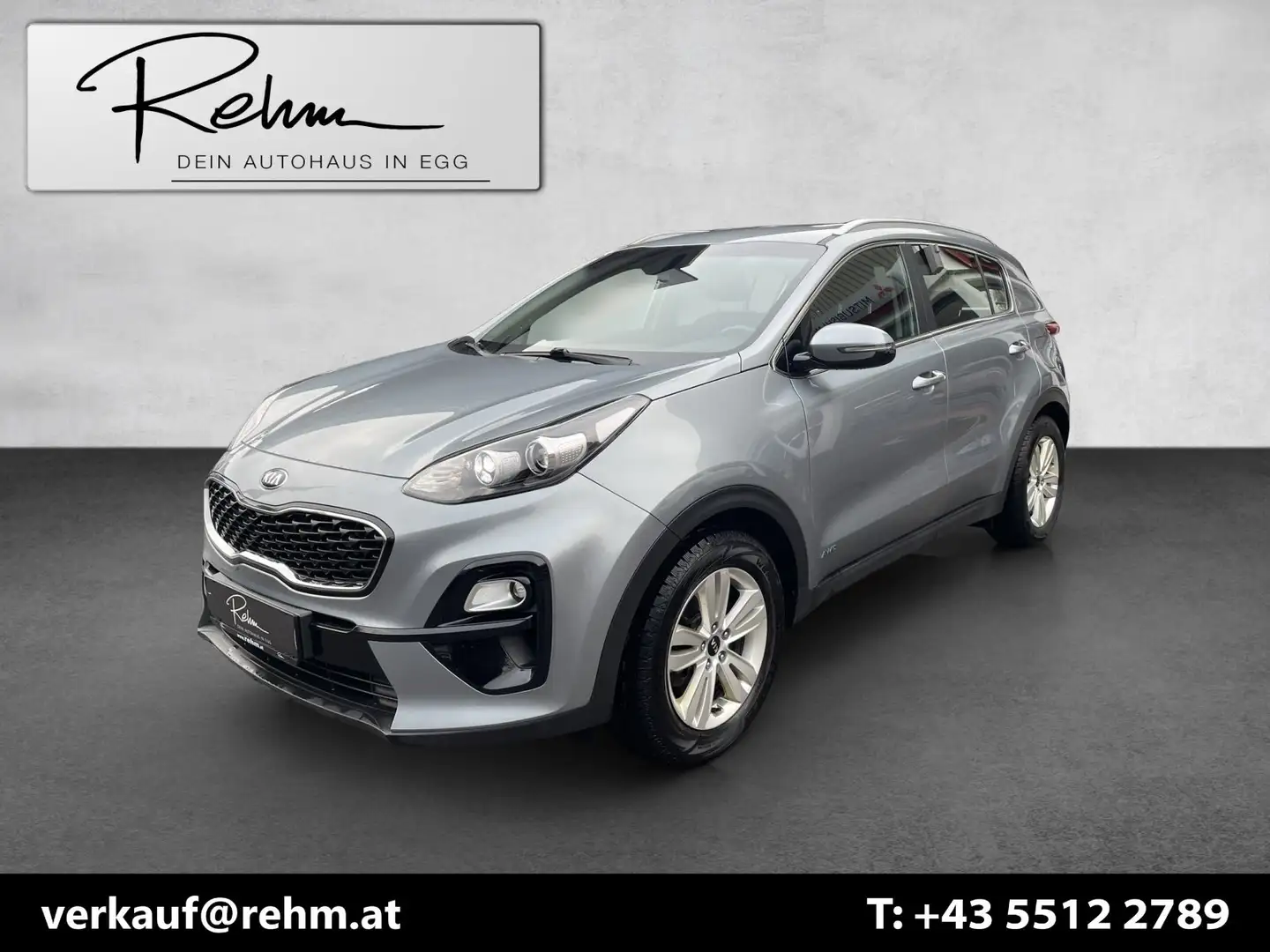 Kia Sportage Sportage 1,6 CRDI SCR MHD AWD Silber Grau - 1