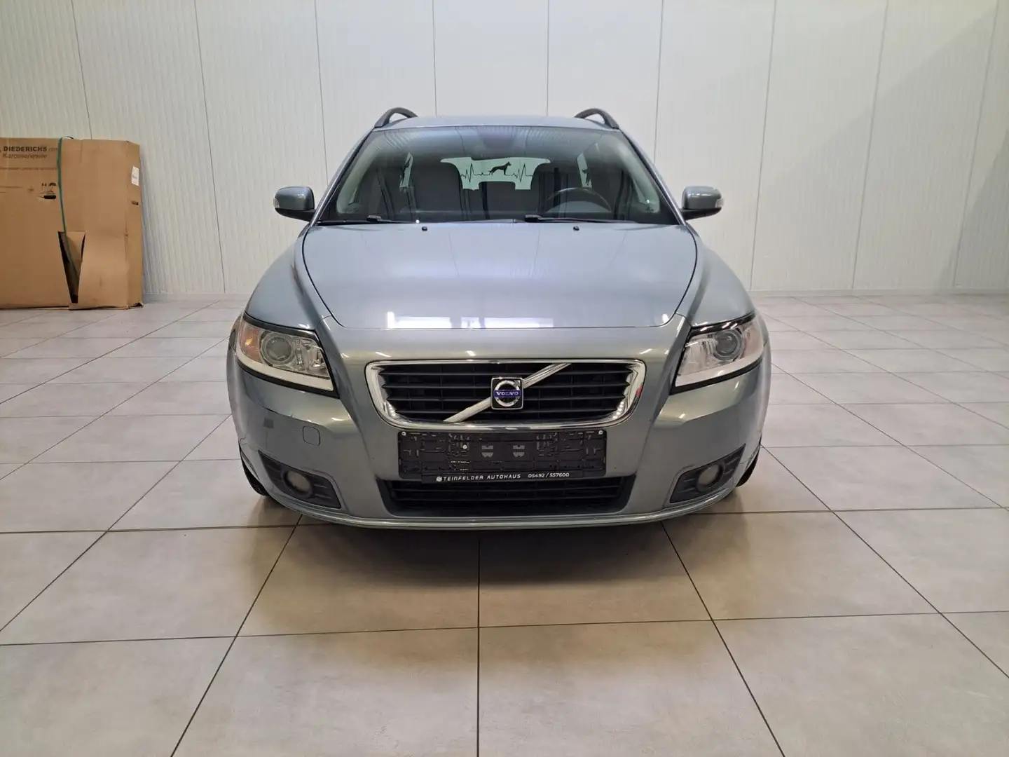 Volvo V50 1.6 D Momentum / LEDER / AHK / NAVI Blau - 2