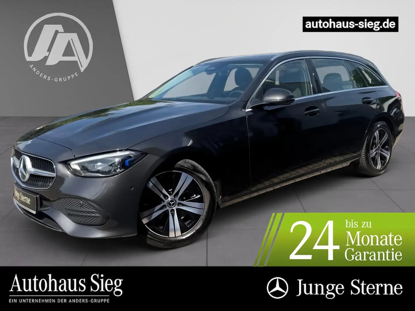 Mercedes-Benz C 200 d T Avantgarde+MBUX+DIGITAL+Kam+EASY-P+AHK Grau - 1