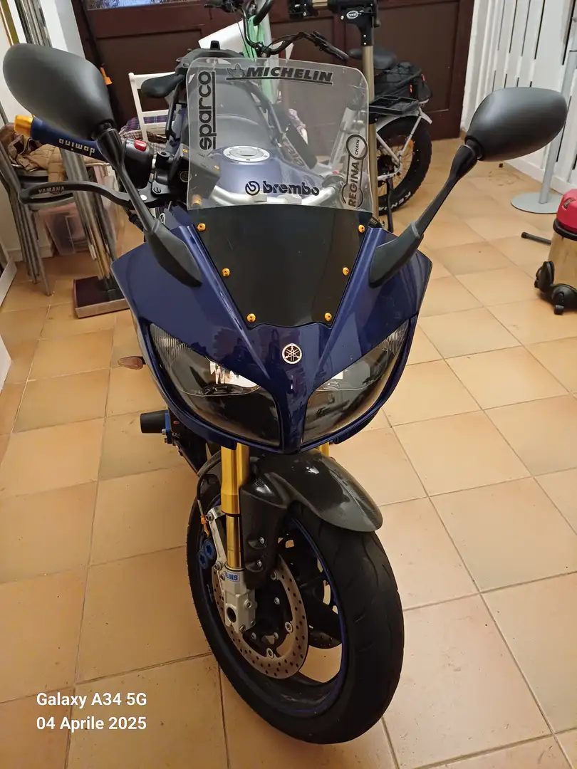 Yamaha FZR 1000 naked Azul - 2