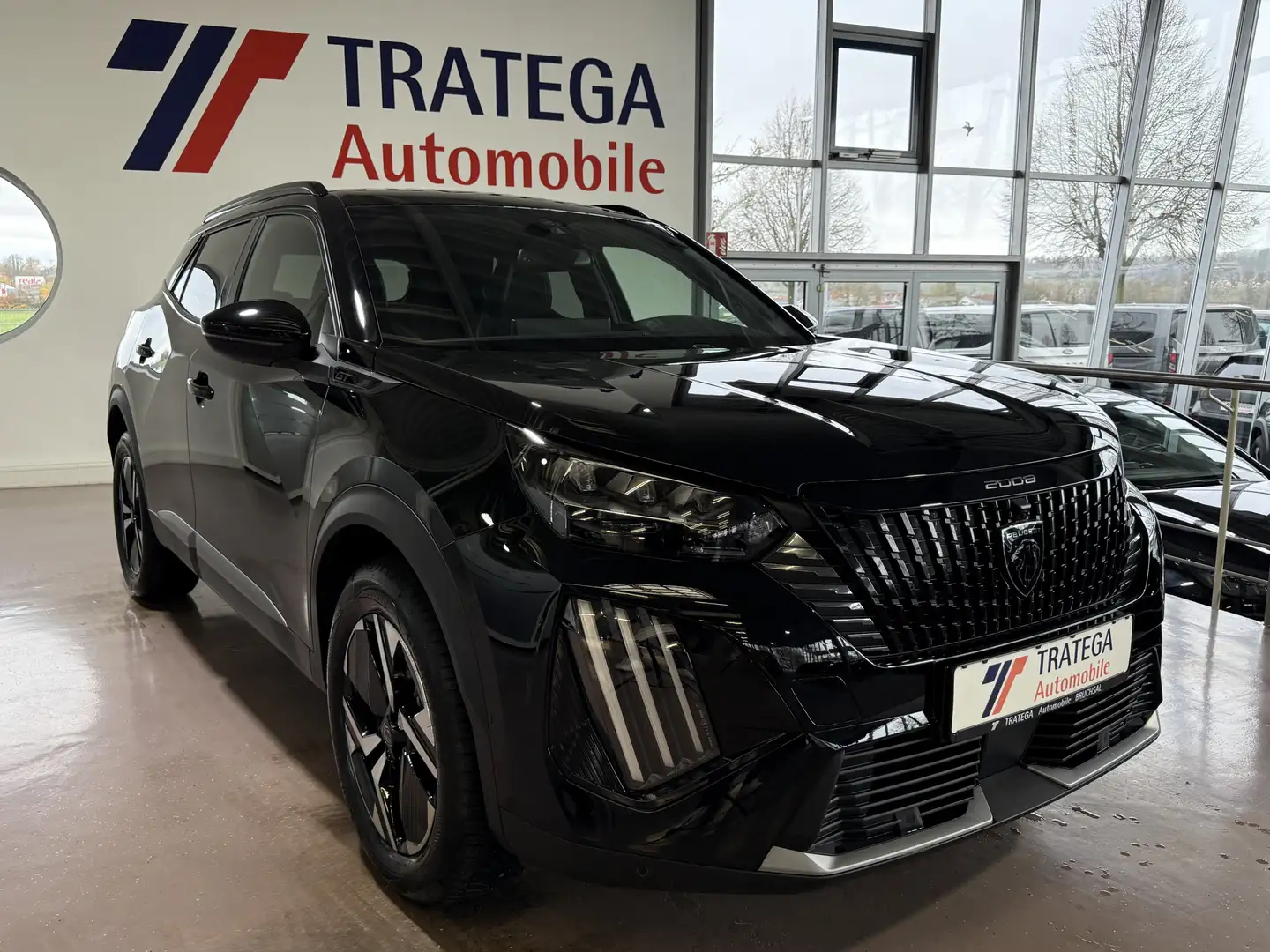Peugeot 2008 Hybrid 145 GT el.GSD Massage SH ACC GJR TW Schwarz - 1