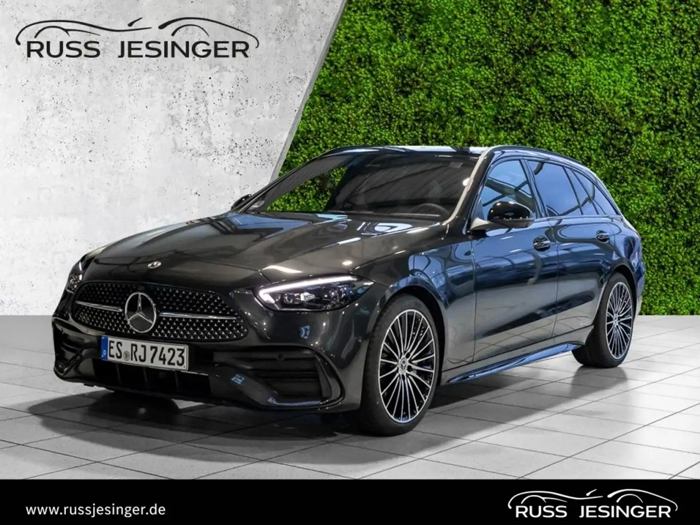 Mercedes-Benz C 220 d 4M T AMG Line *AHK*360*Distr*Pano*TotW* Gris - 1