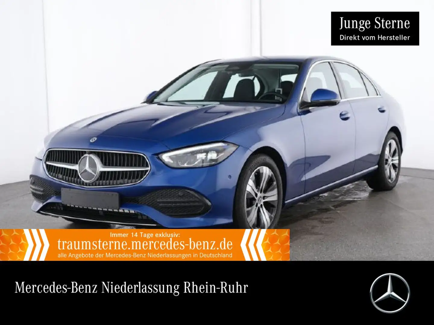 Mercedes-Benz C 220 d AVANTG+360+AHK+LED+KEYLESS+9G Blau - 1