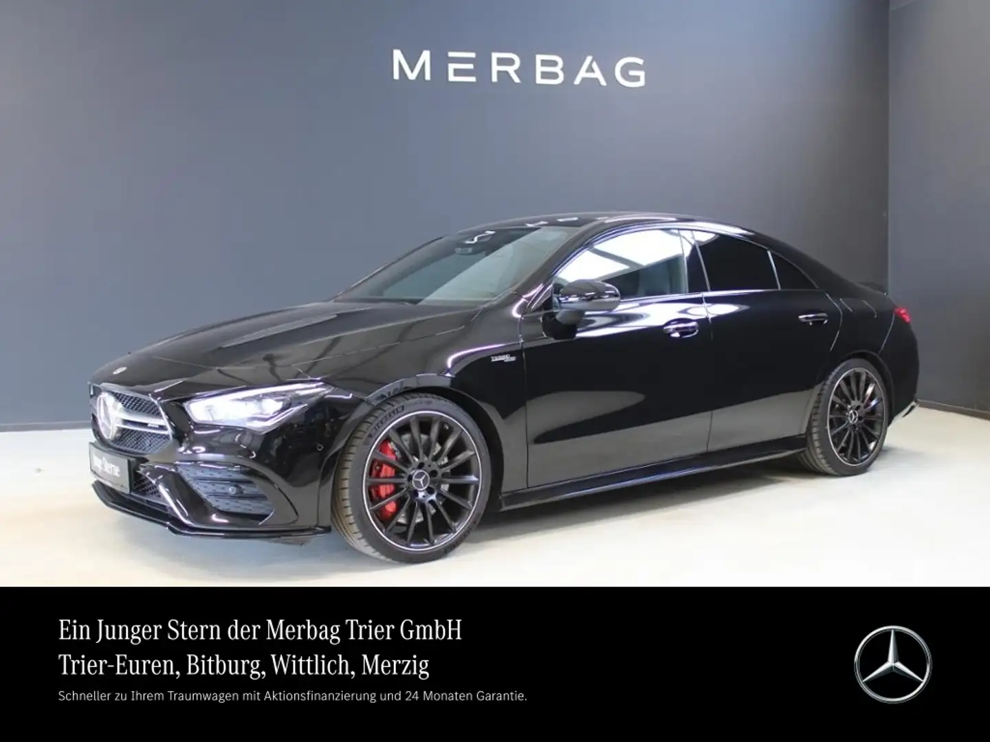 Mercedes-Benz CLA 35 AMG AMG CLA 35 4M CP *AERO Panorama Night Multibeam Negro - 1