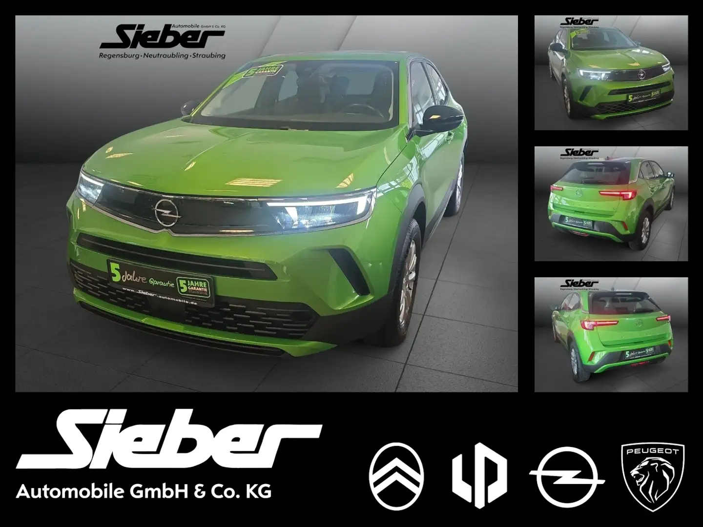Opel Mokka-E Elektro Edition *LED**Klima**Tempomat* Grün - 1