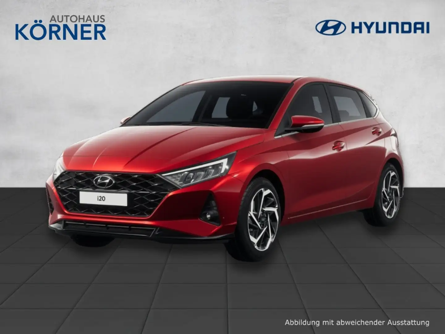 Hyundai i20 1.0 T-GDI PRIME KEYLESS LED DIGITALES COCKPIT NAVI Rojo - 1