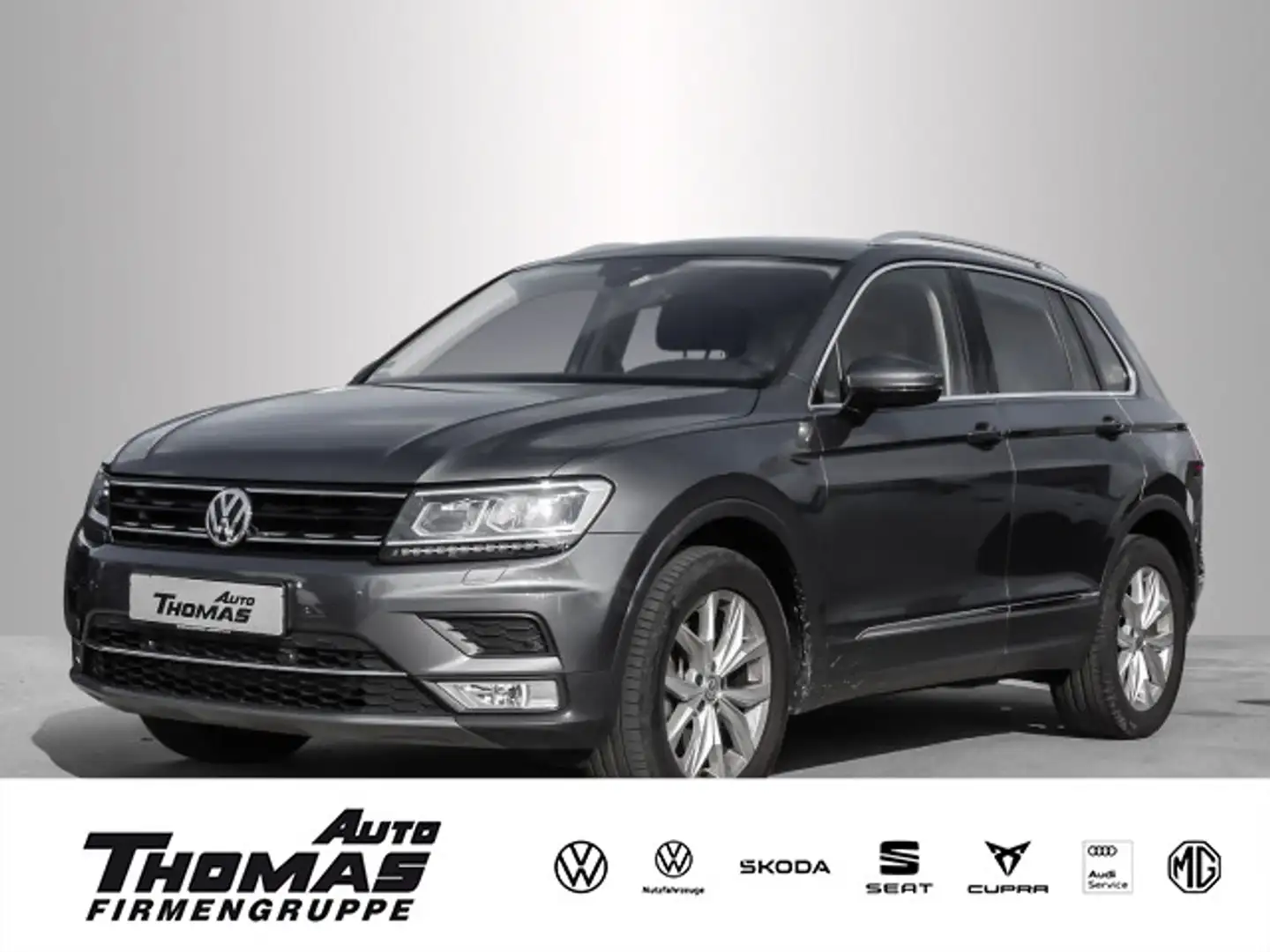 Volkswagen Tiguan Highline 2.0 TSI DSG LED+NAVI+ACC+AHK Grijs - 1