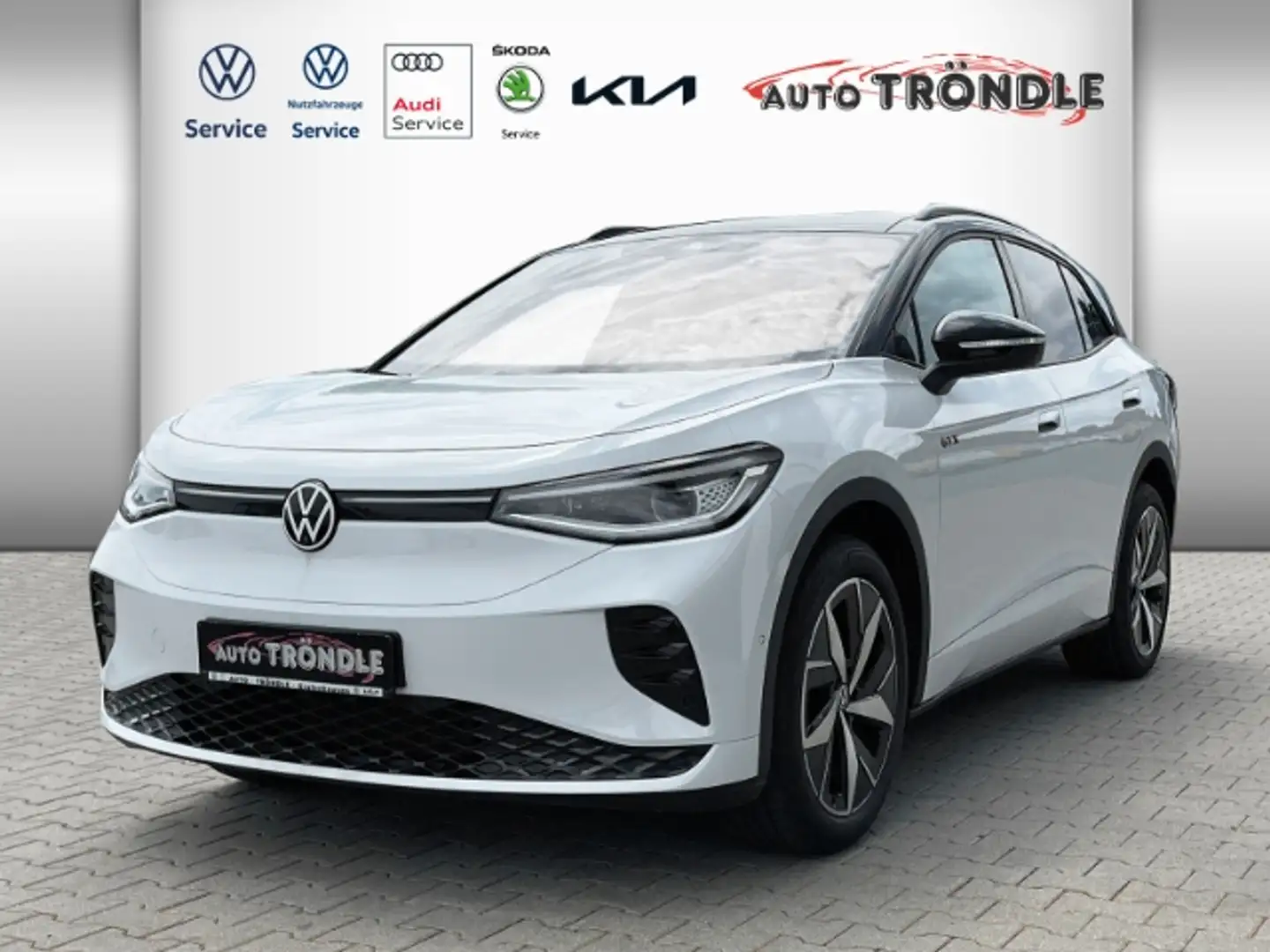 Volkswagen ID.4 GTX 4Motion +AHK +Wärmepumpe +Panorama Biały - 1