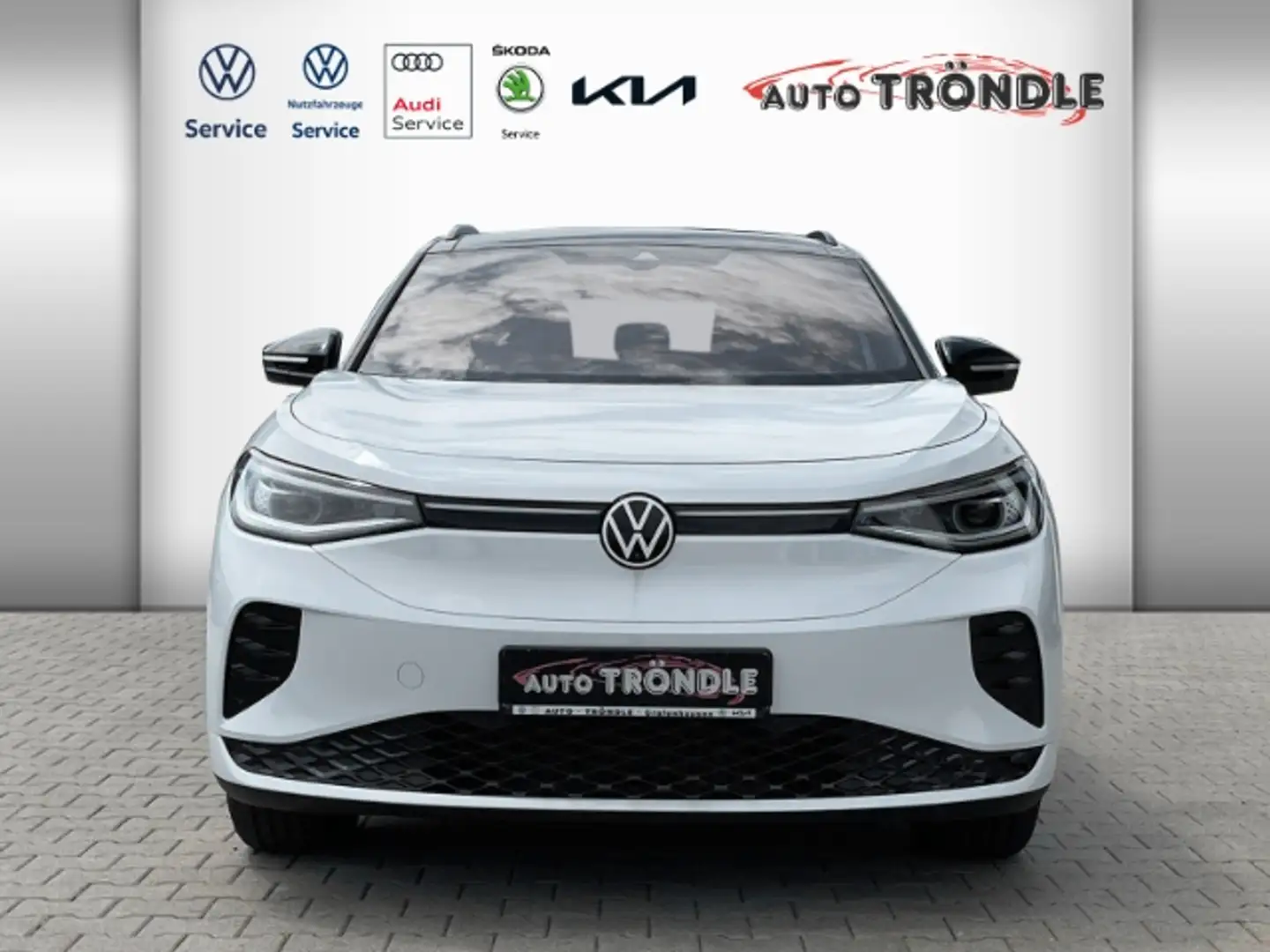 Volkswagen ID.4 GTX 4Motion +AHK +Wärmepumpe +Panorama Weiß - 2