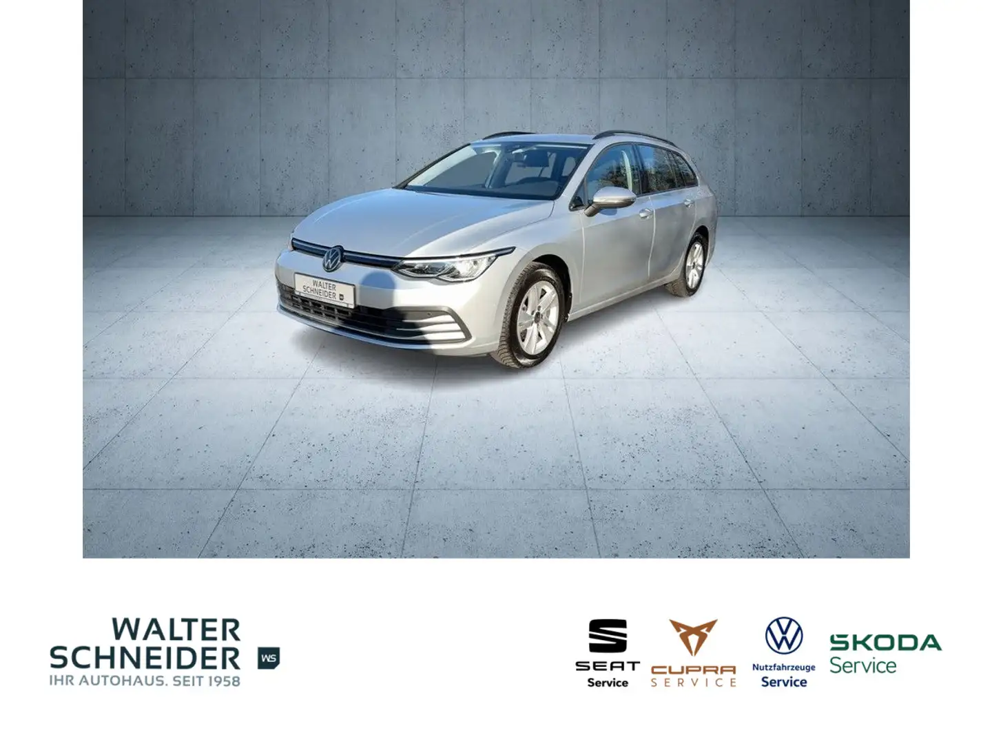 Volkswagen Golf Variant 1.5 eTSI DSG Life Navi LED AHK Silber - 1