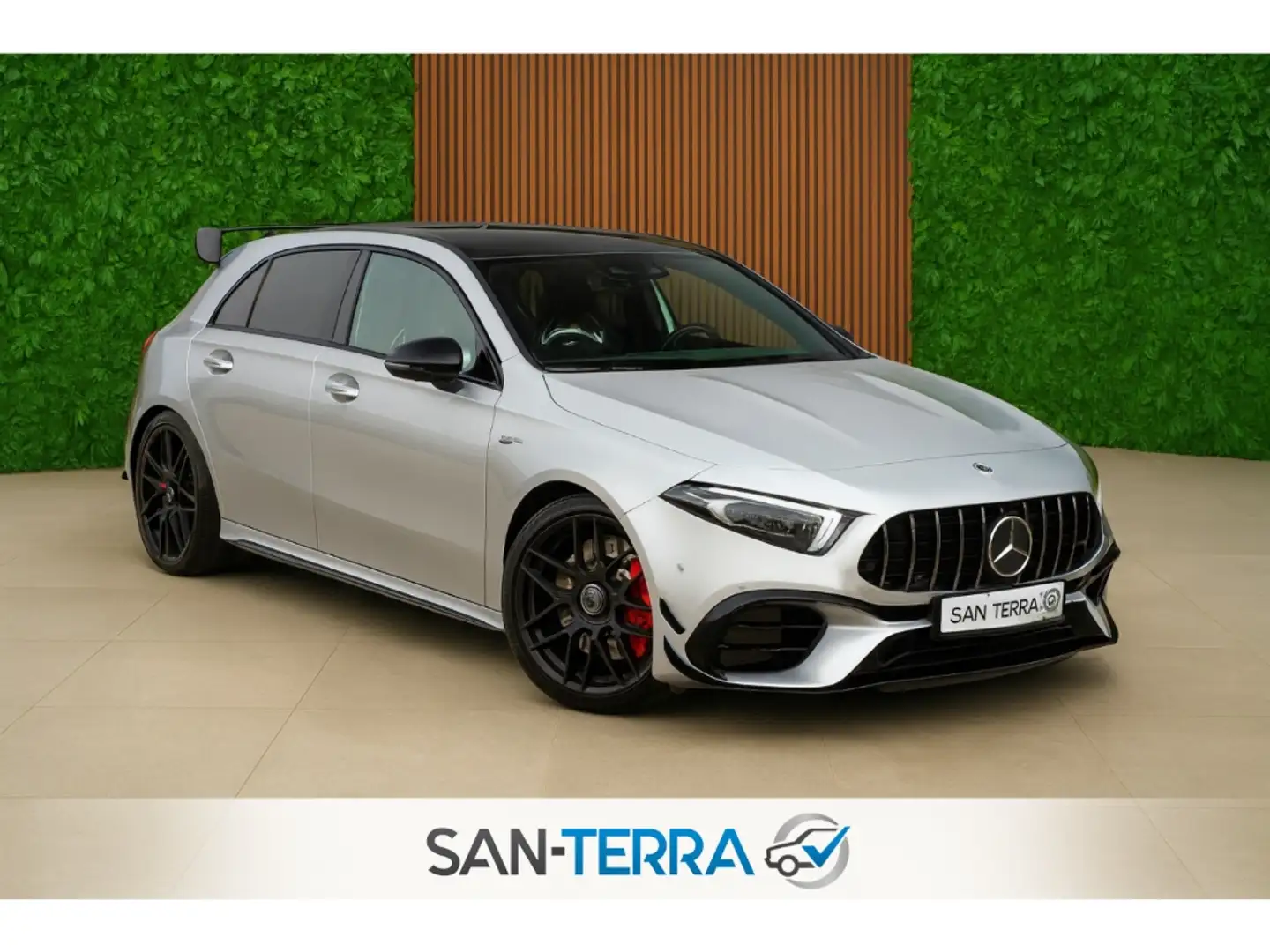 Mercedes-Benz A 45 AMG S 4M PERFORMANCE AERO*NIGHT*BURMESTER*LEDER*PANO*K Silber - 1