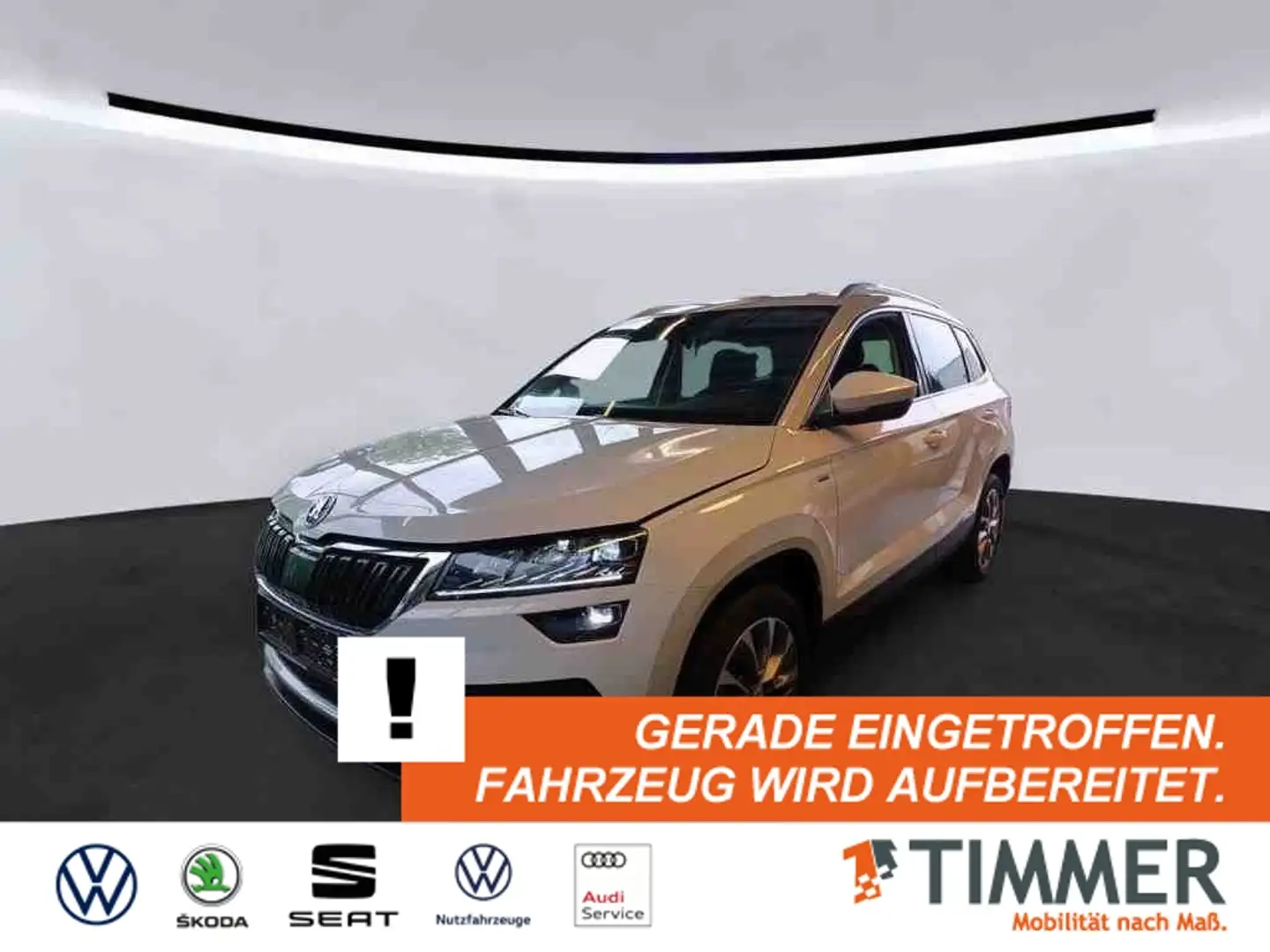 Skoda Karoq 1.5 TSI DSG CLEVER *LED *RKAM *NAVI *SHZ * Blanc - 1