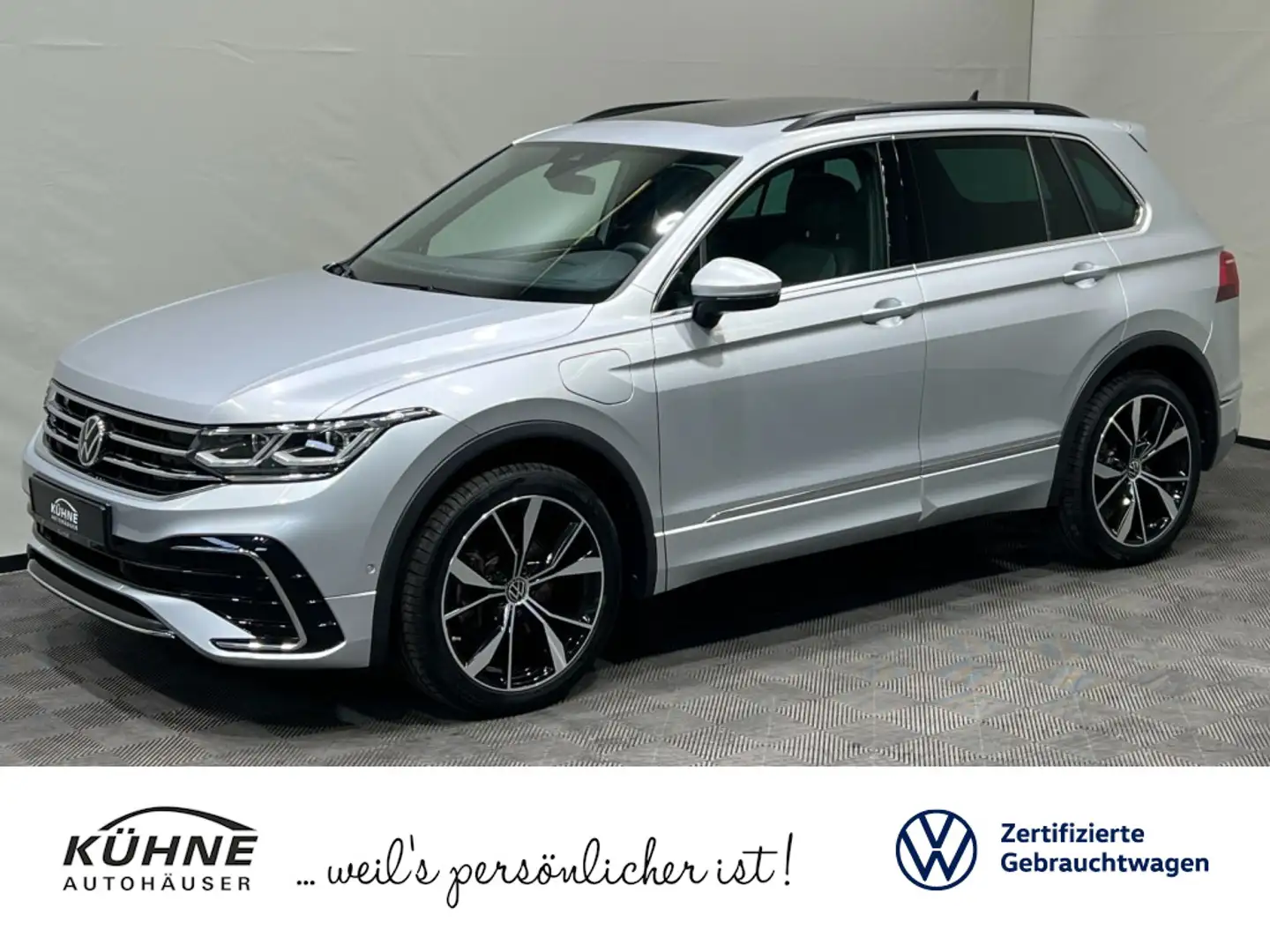 Volkswagen Tiguan R-Line 1.4 TSI eHybrid | MATRIX NAVI PANO Silber - 1