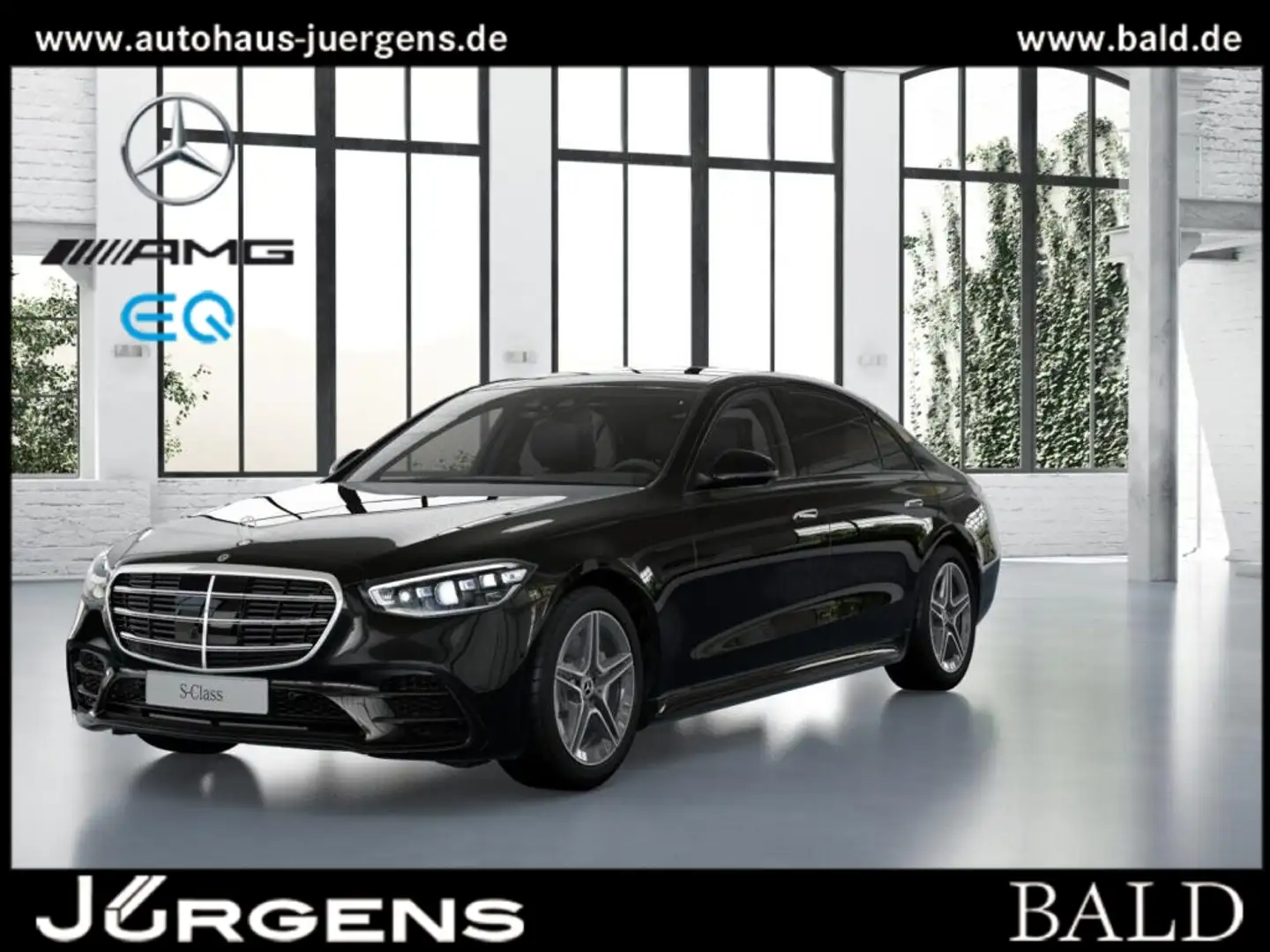 Mercedes-Benz S 450 d 4M lang AMG-Sport/Pano/AIRM/HAL/Night/19 Schwarz - 1