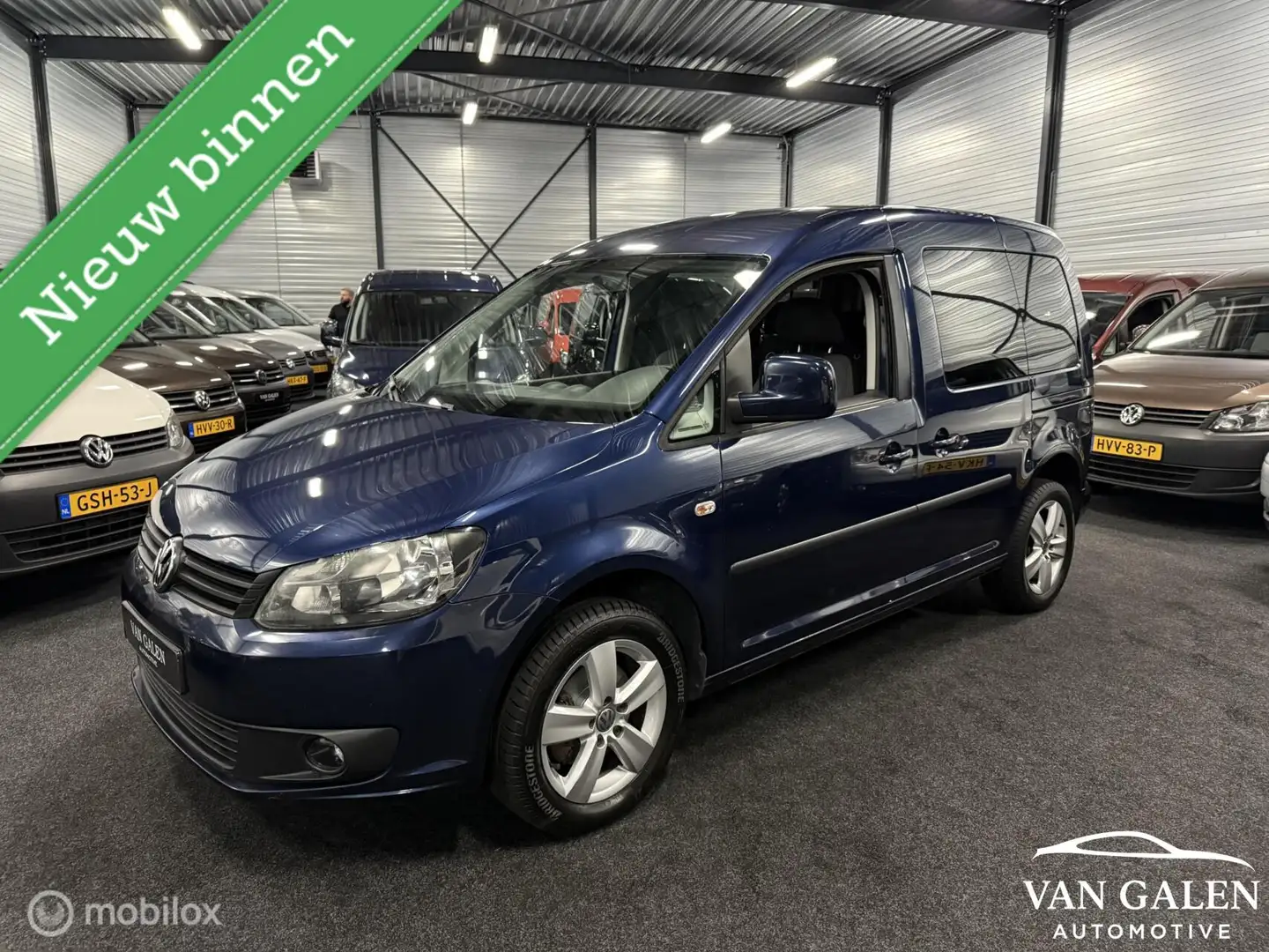 Volkswagen Caddy Combi 1.2 TSI Comfortline Airco Blauw - 1