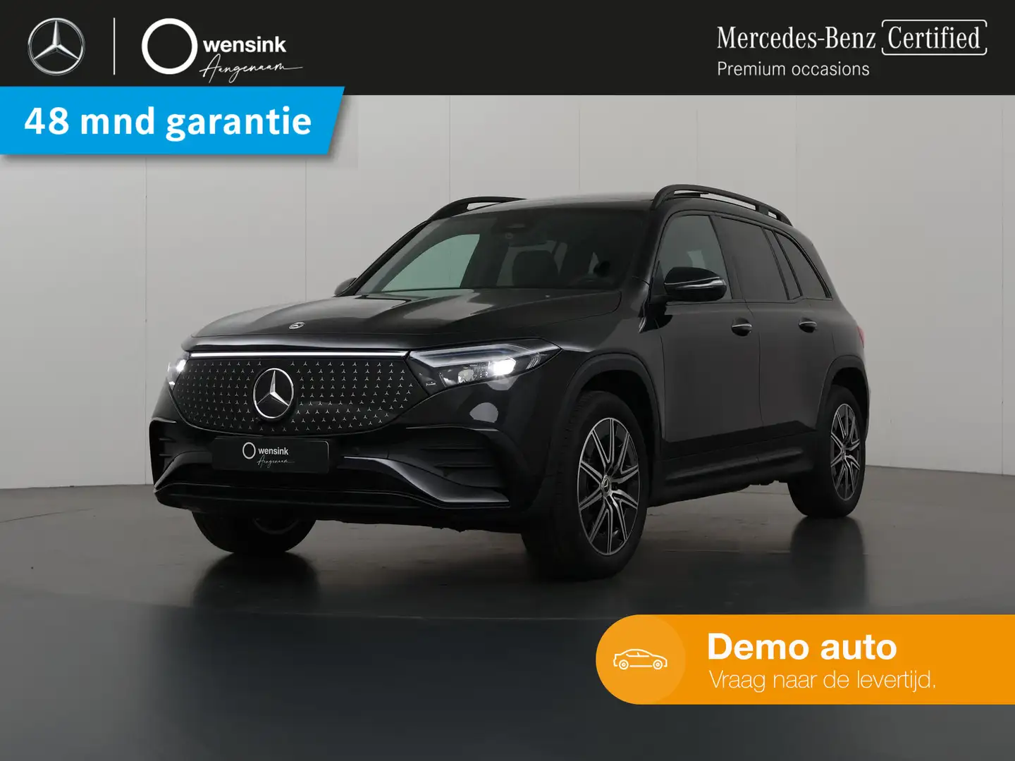 Mercedes-Benz EQB 250 250+ AMG Line 7p. 71 kWh | 3e Zitrij | 360 Camera Zwart - 1