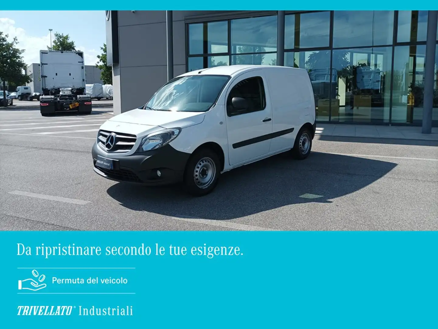 Mercedes-Benz Citan 111 cdi long blueff. e6d-temp Bianco - 1