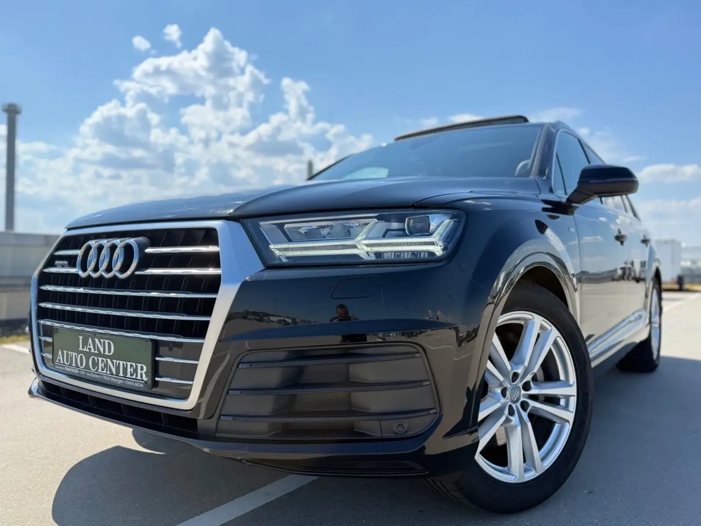 Audi Q7 3.0 TDI AUT QUAT*3x S-LINE*7-SITZ*PANO*MATRIX Noir - 2