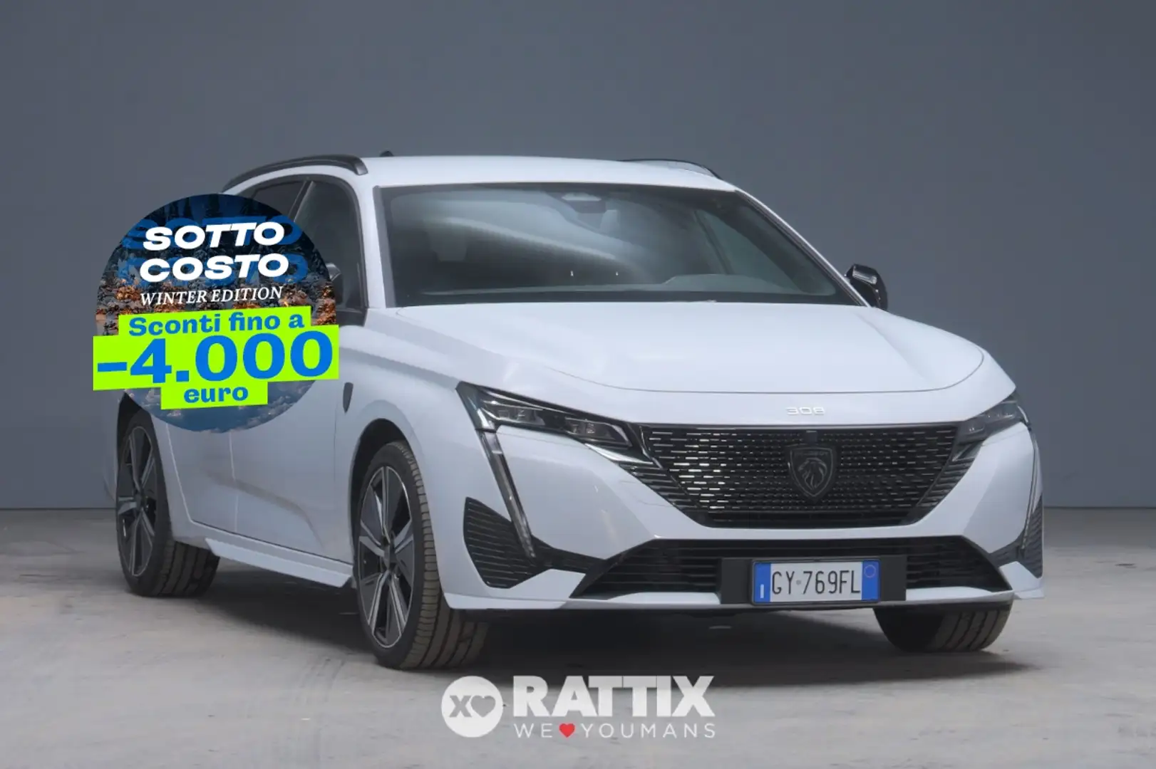 Peugeot 308 SW 1.2 Hybrid 136CV GT e-DCS6 Blanc - 1