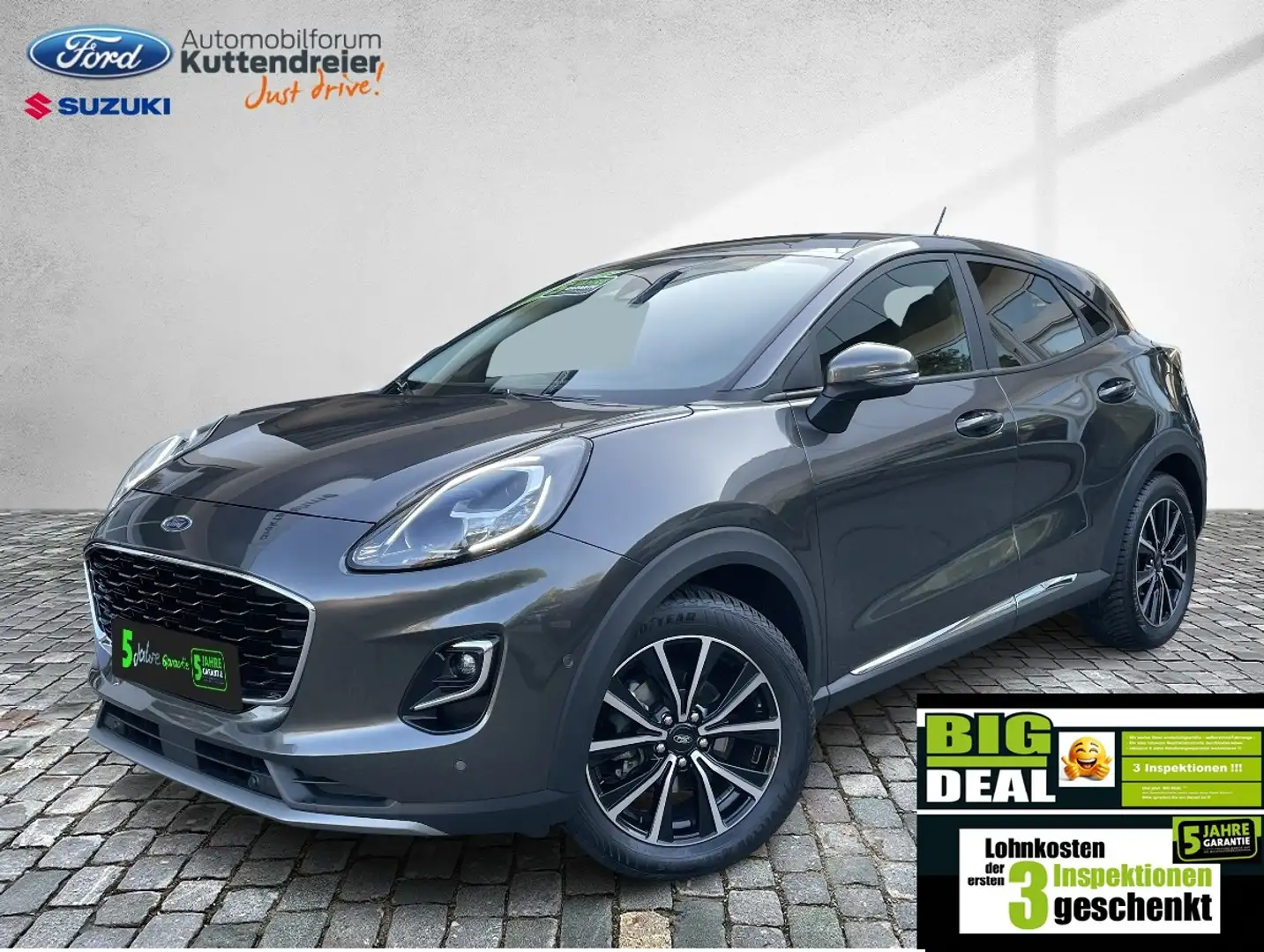 Ford Puma Titanium Autom. Navi Kamera Lenkr.Sitzheiz. Grau - 1