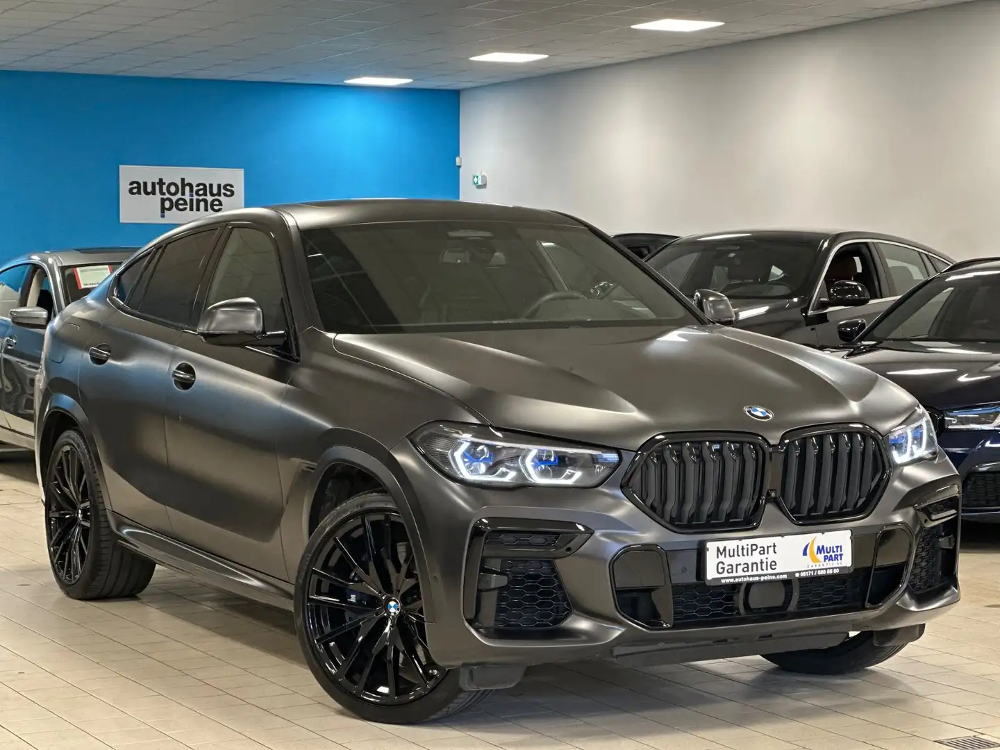 BMW X6 M X6M50i/Laser/Icon/Massag+BelüfSz/Pano/Bow&W/VOLL Gris - 1