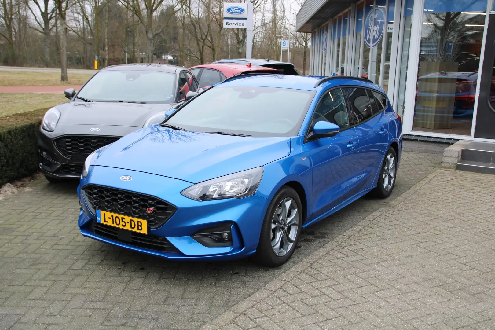 Ford Focus Wagon 1.0 EcoBoost 125 PK Hybrid ST Line Business Bleu - 1