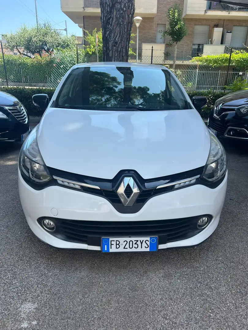 Renault Clio Clio IV 2012 5p 1.5 dci energy Duel 75cv Bianco - 2