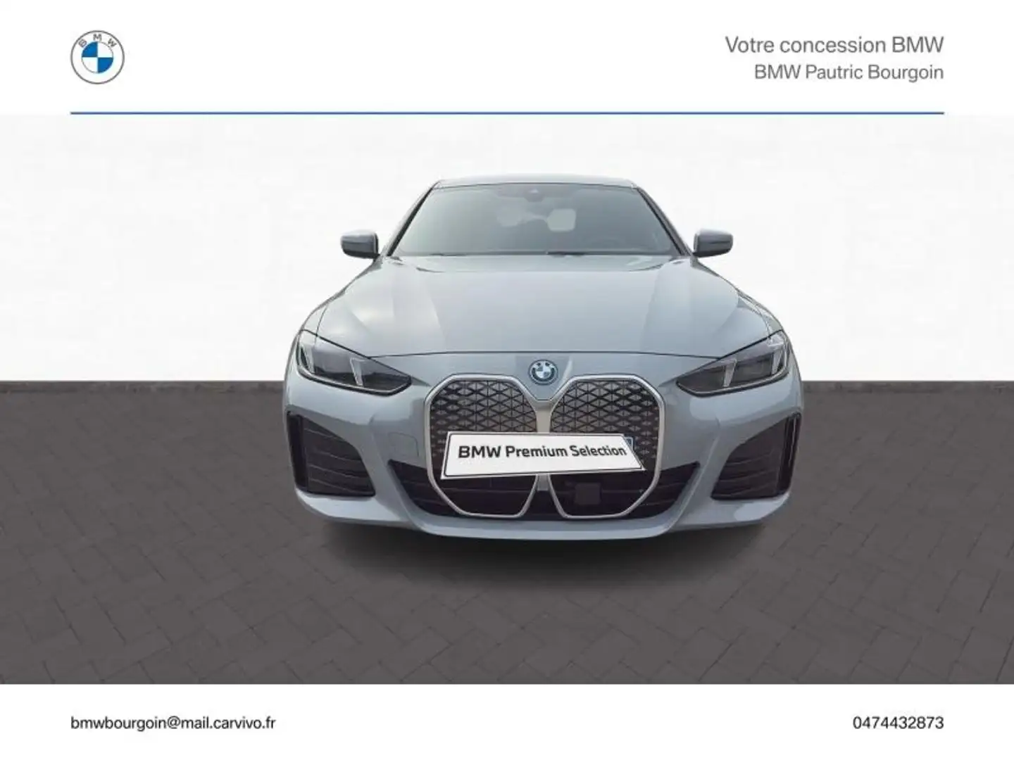 BMW i4 eDrive40 340ch M Sport Gris - 2