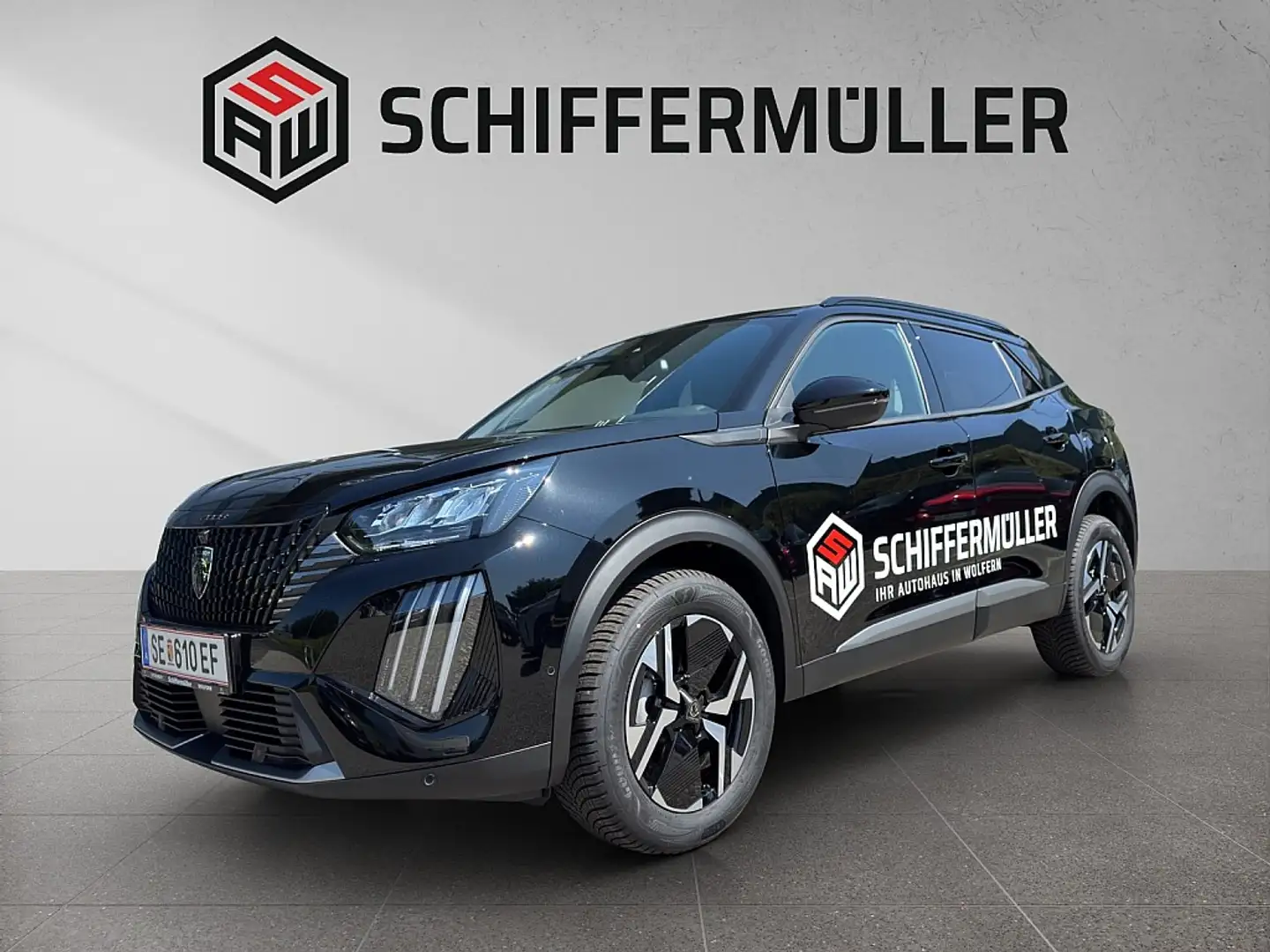 Peugeot 2008 PureTech 100 S&S Allure 6-Gang-Manuell Schwarz - 1