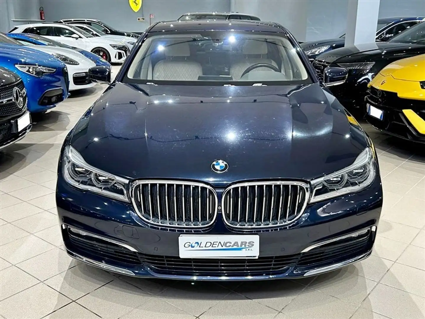 BMW 730 d Luxury auto my18 Bleu - 2