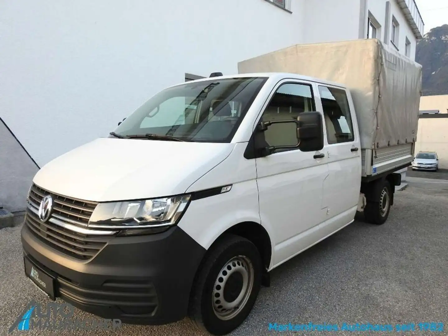 Volkswagen T6.1 Transporter DOKA 2,0 TDI Pritsche 4Motion*NETTO 29.990,-* Weiß - 1